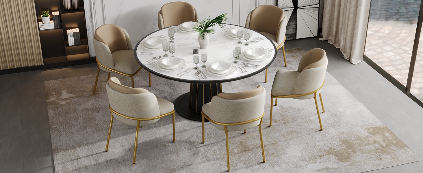 Détail du chaise de salle à manger