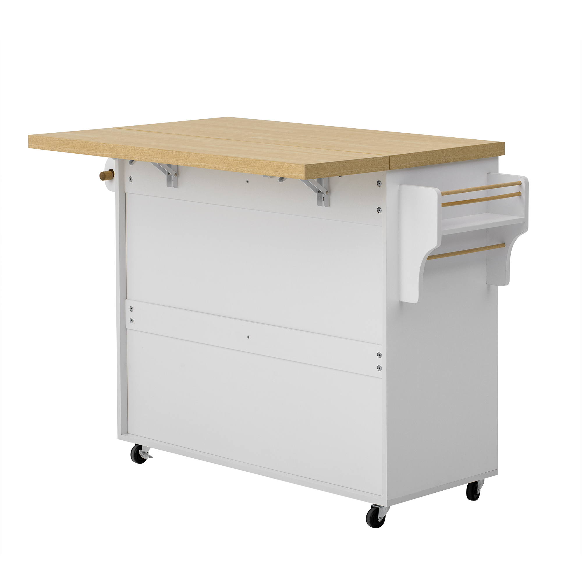 Îlot de cuisine mobile scandinave avec plan de tra - image 14