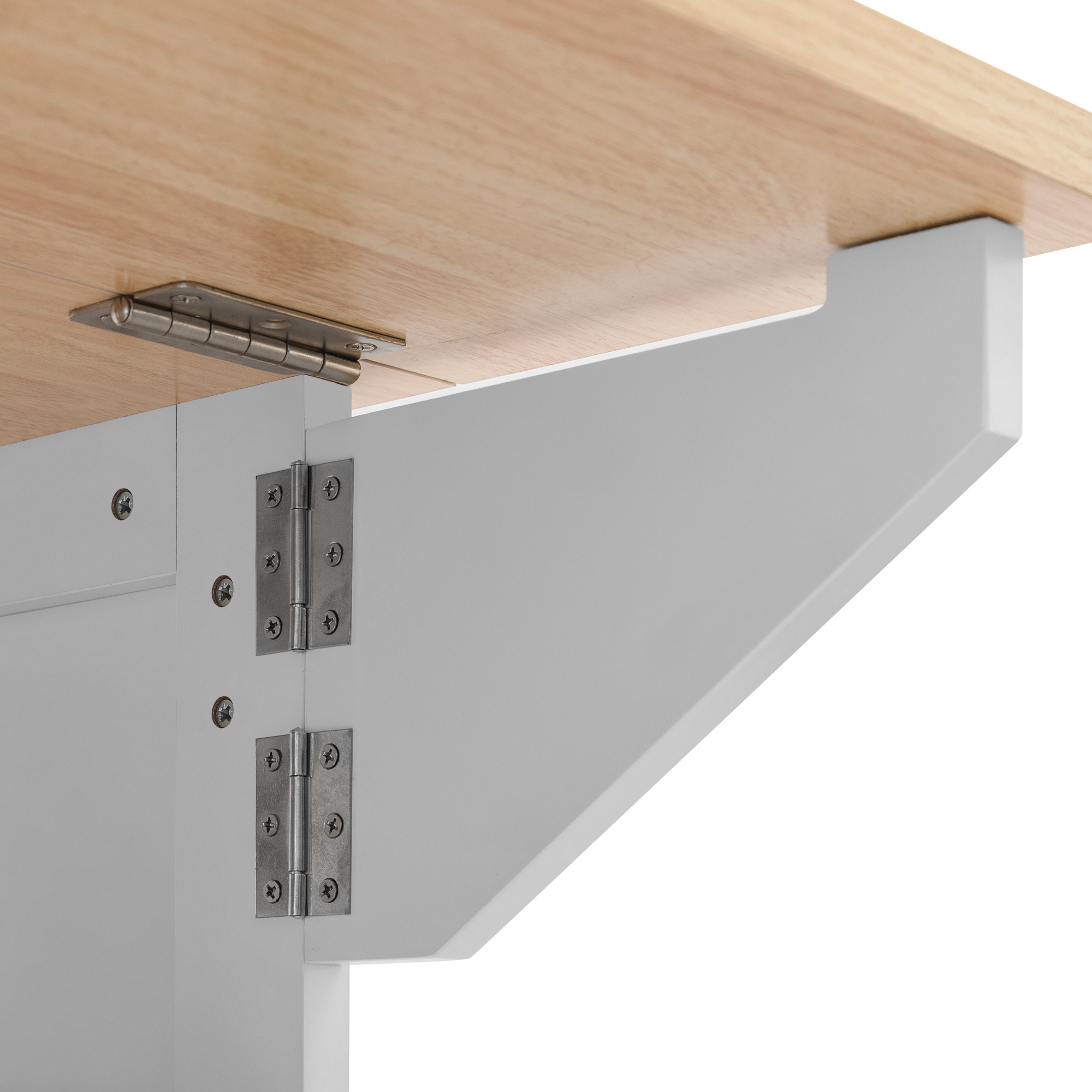 Îlot de cuisine moderne avec plan de travail dépli - image 11