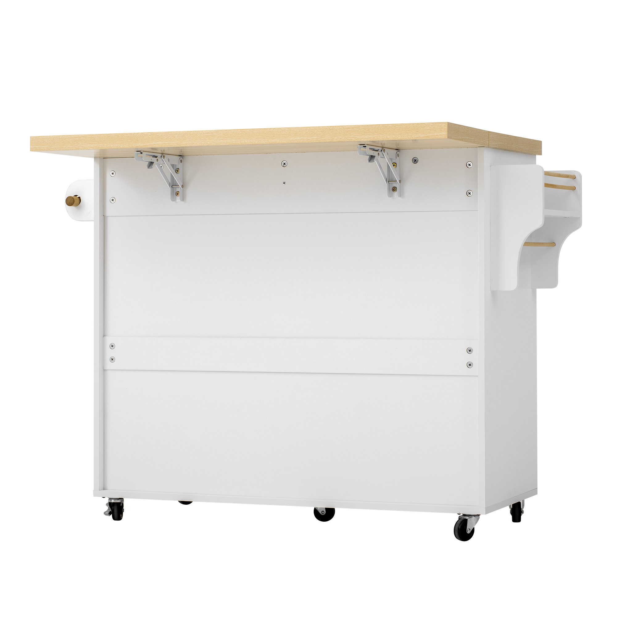 Îlot de cuisine mobile scandinave avec plan de tra - image 12