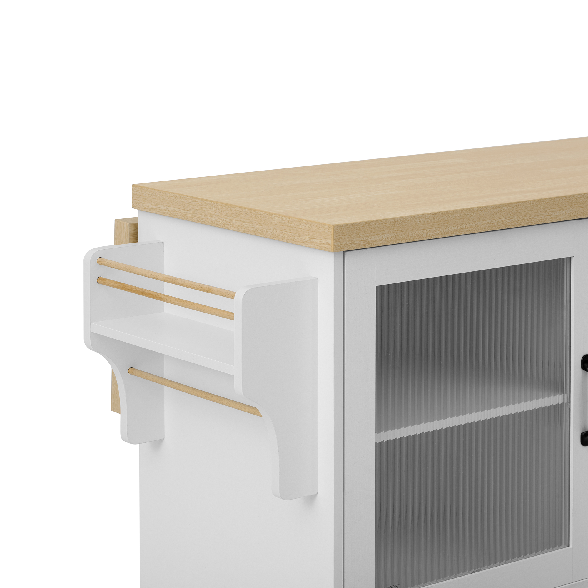 Îlot de cuisine mobile scandinave avec plan de tra - image 13