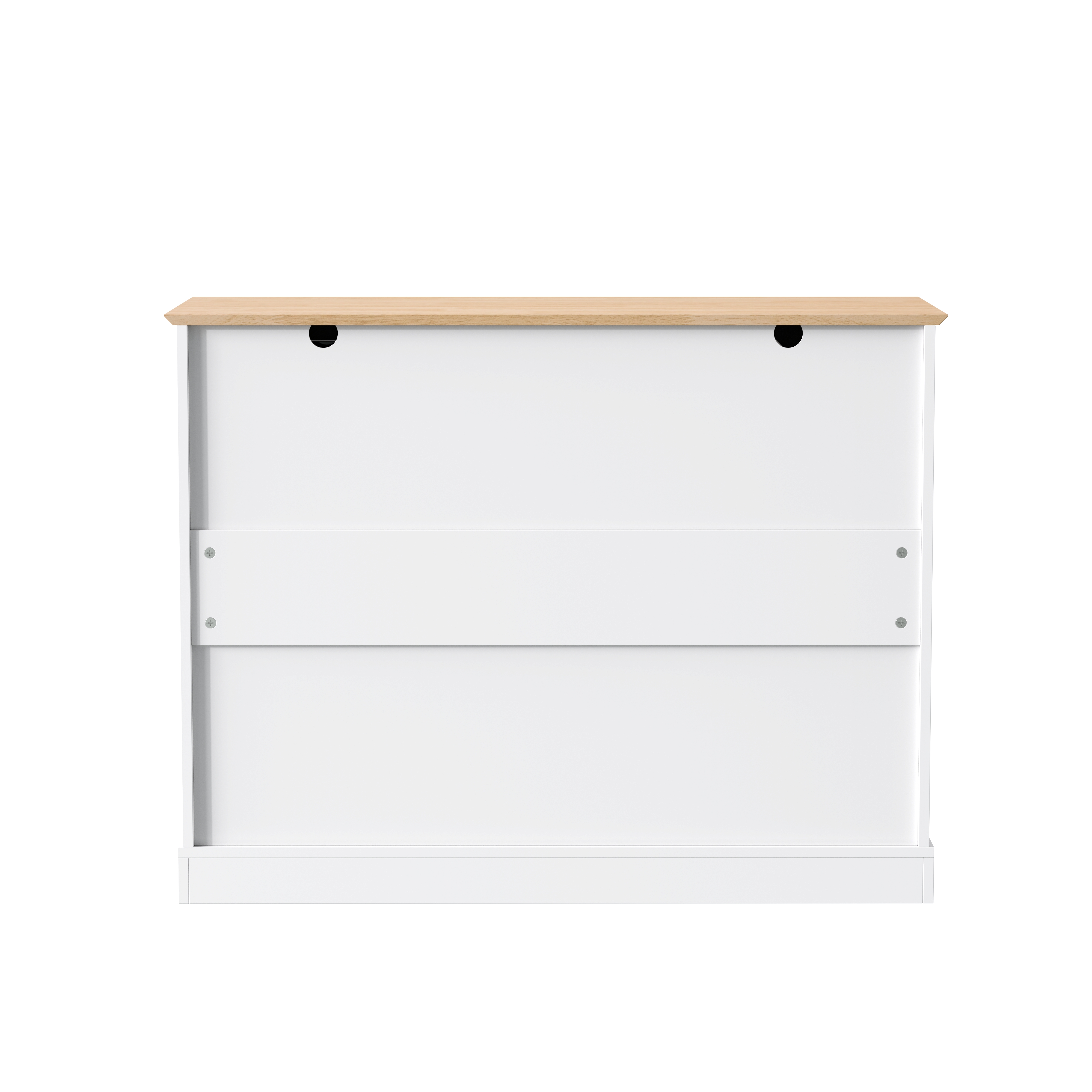 Buffet bahut moderne blanc avec poignées métalliqu - image 16