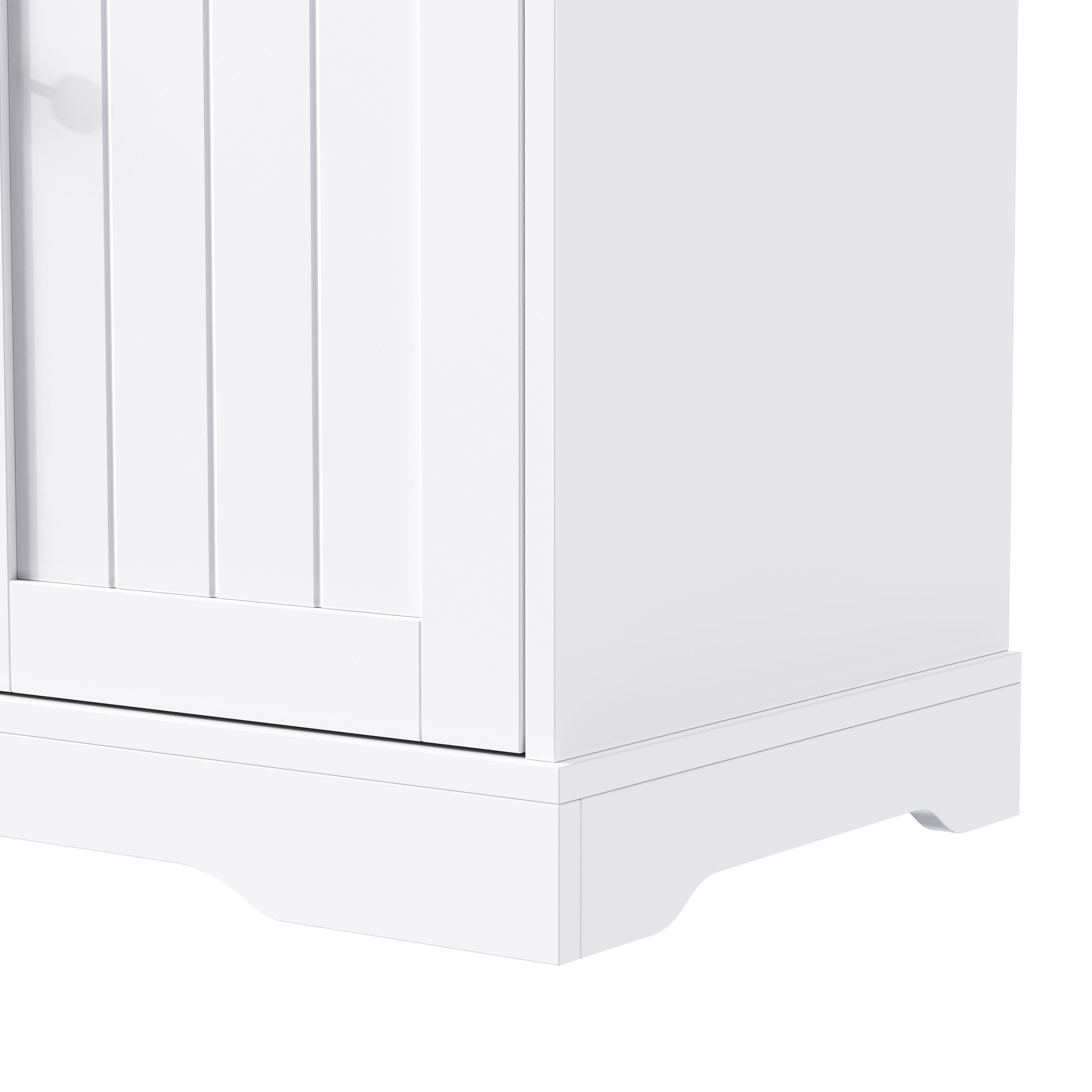 Buffet bahut moderne blanc avec poignées métalliqu - image 13
