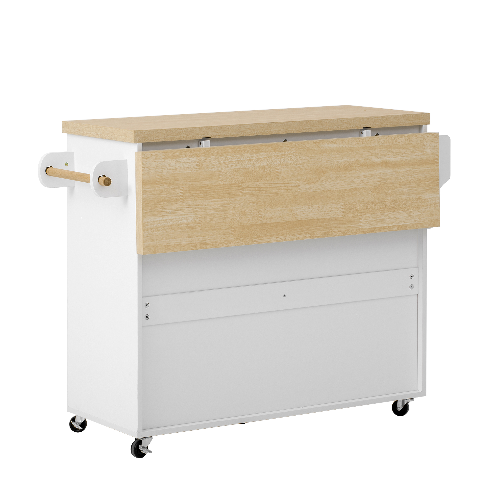 Îlot de cuisine mobile scandinave avec plan de tra - image 10