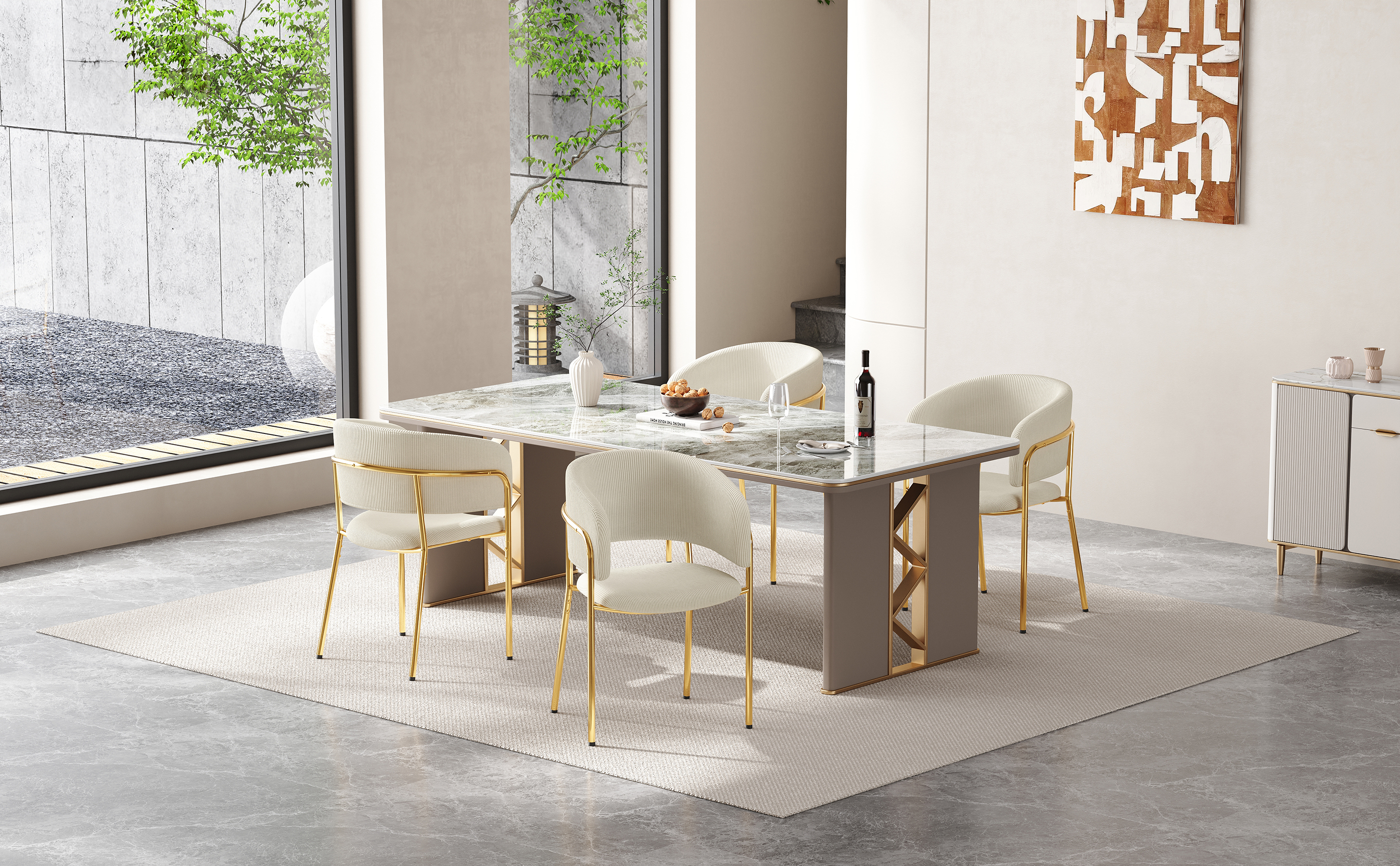 Présentation du chaise de salle à manger