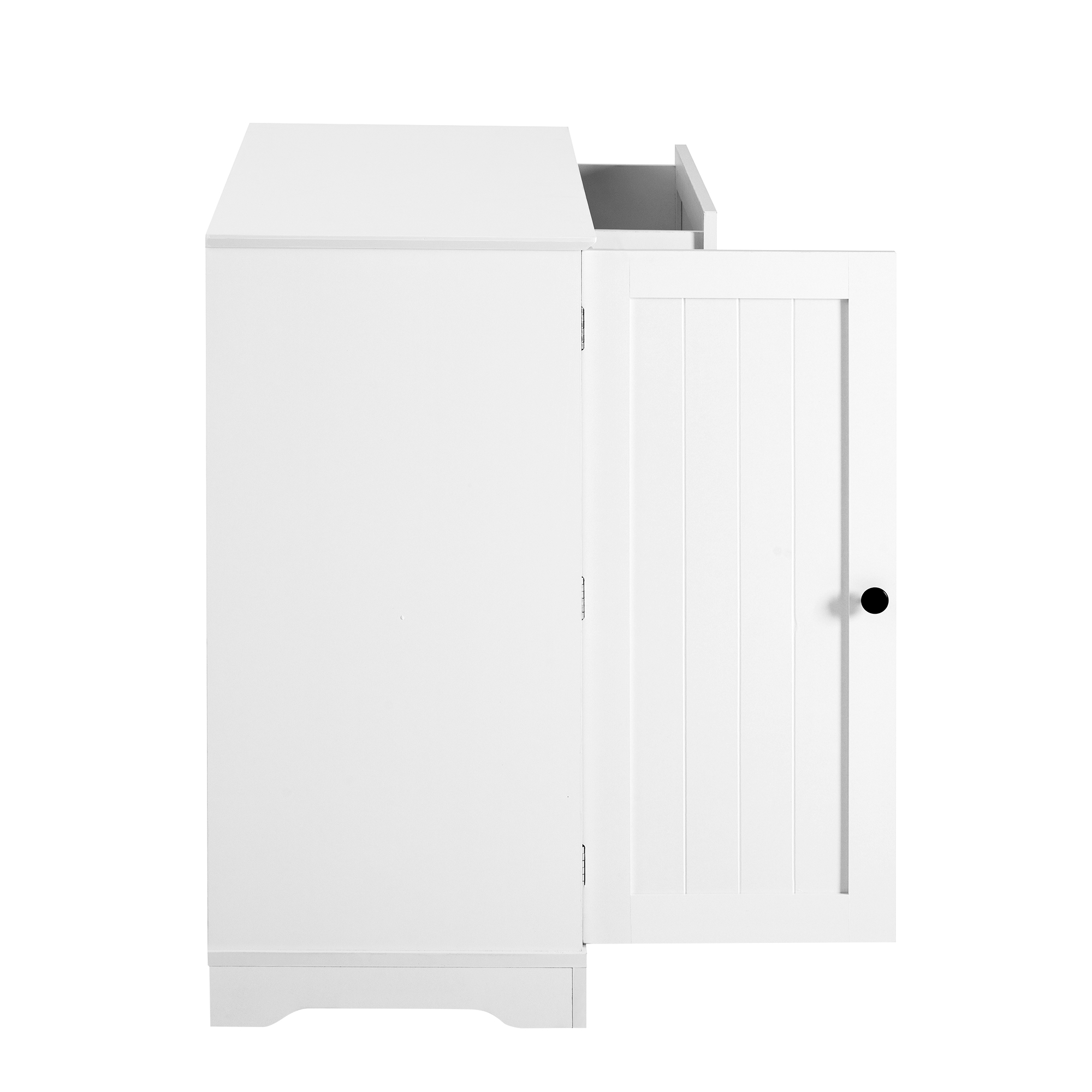Buffet bahut moderne blanc avec poignées métalliqu - image 16