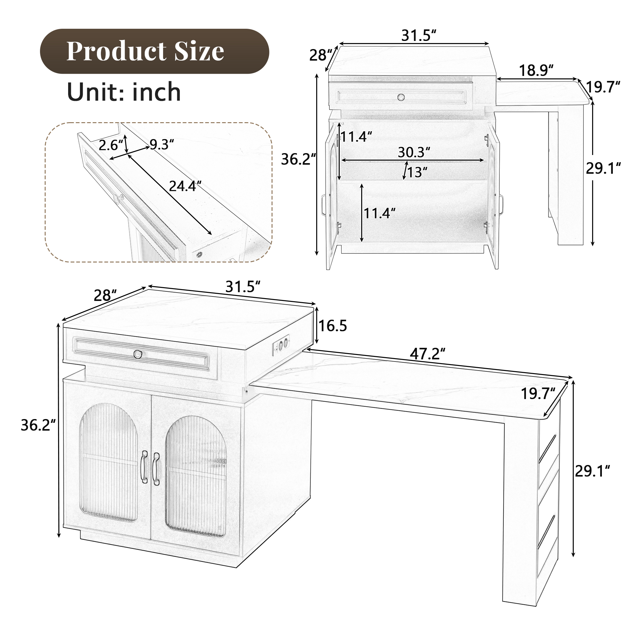 Présentation du table haute