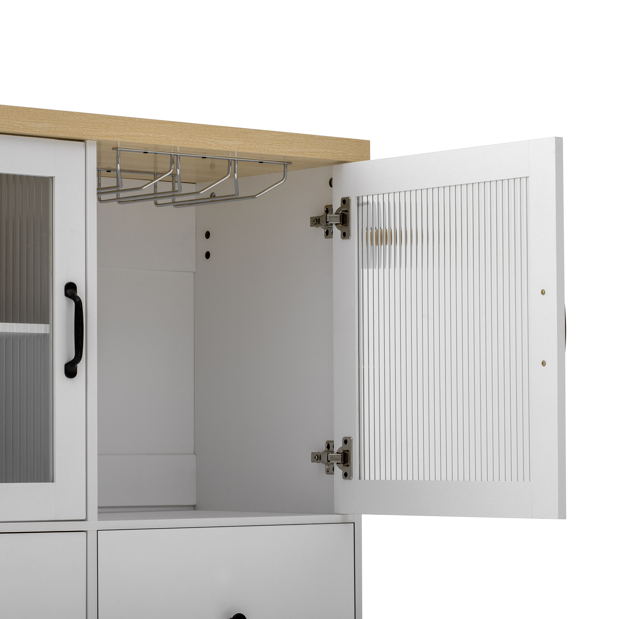 Îlot de cuisine mobile scandinave avec plan de tra - image 8