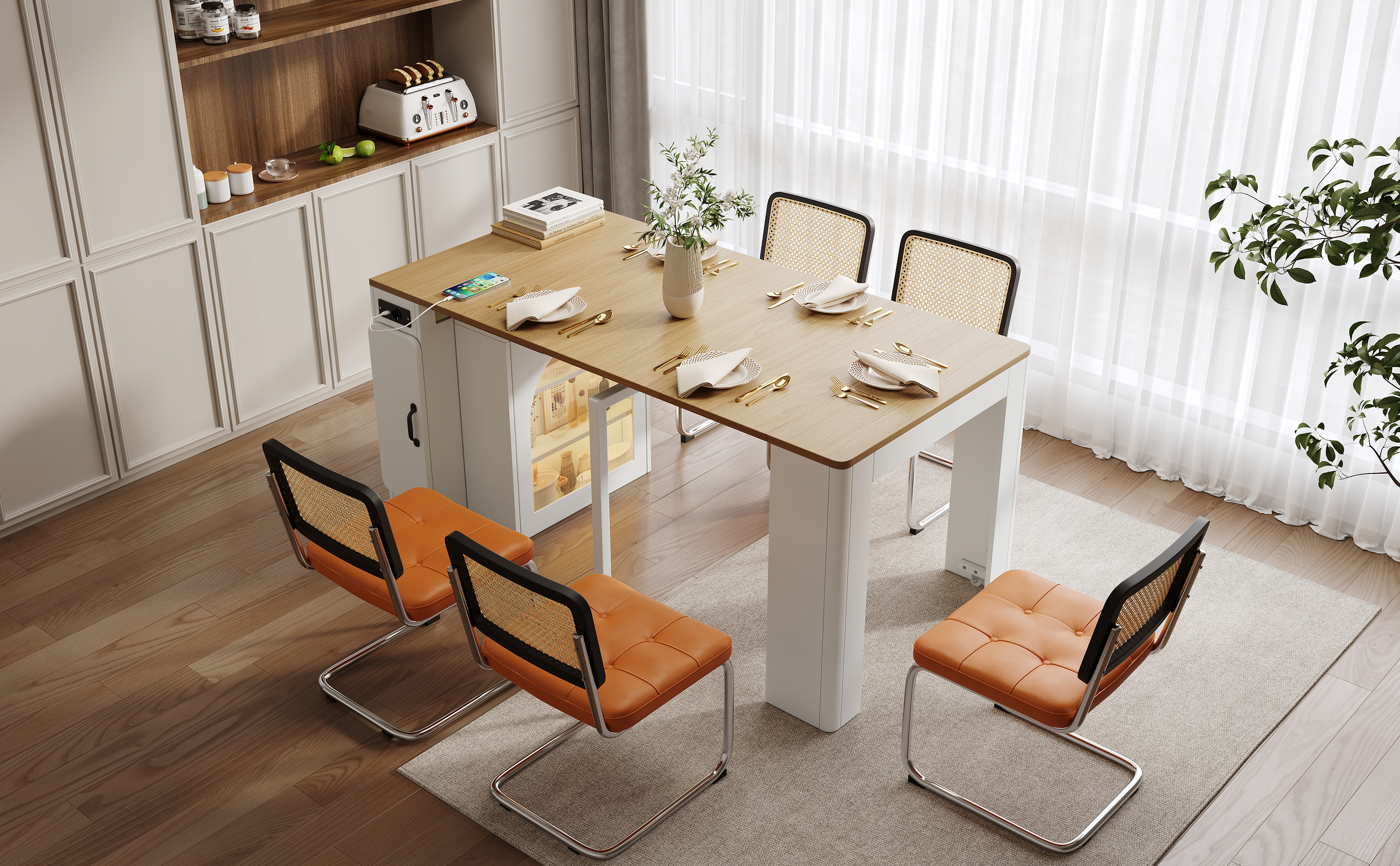 Détail du table haute