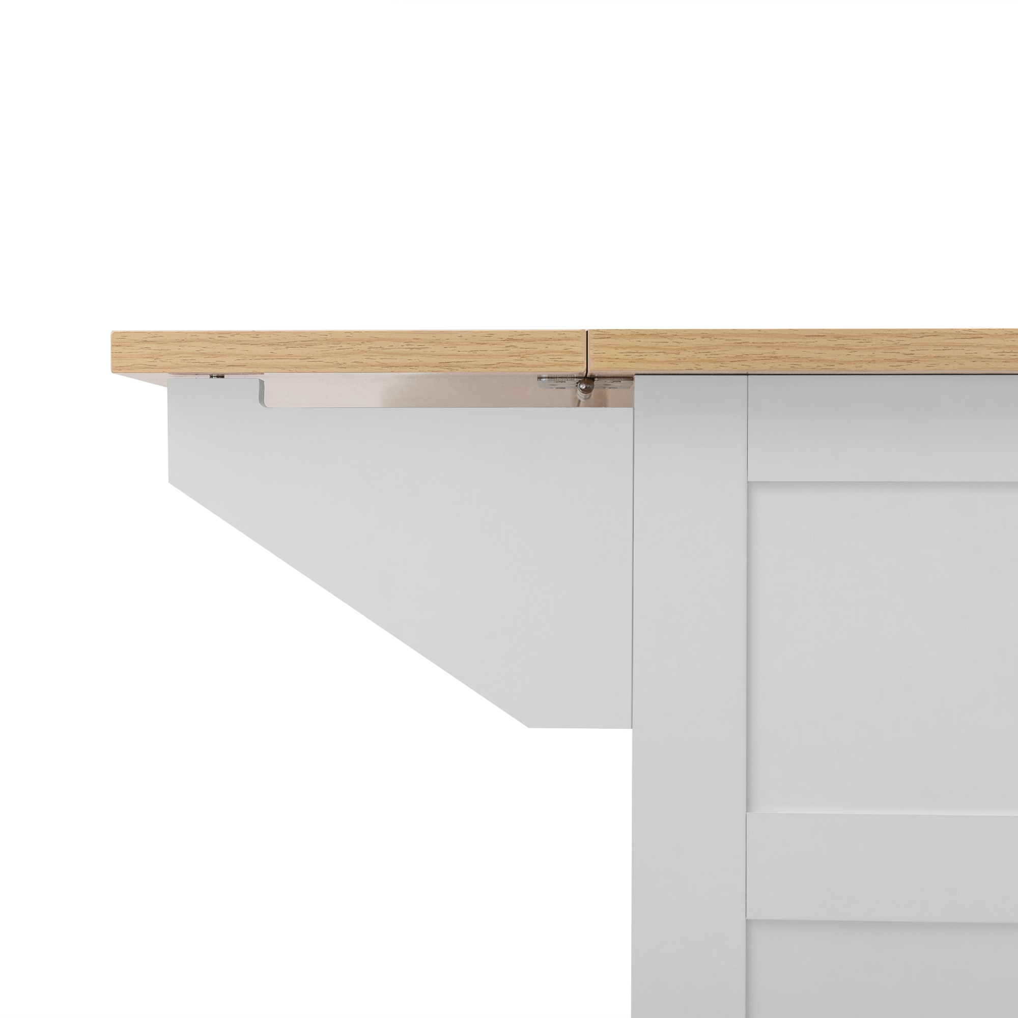 Îlot de cuisine moderne avec plan de travail dépli - image 15