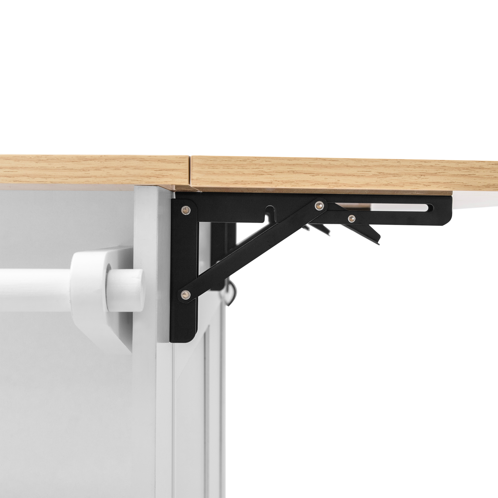 Îlot de cuisine moderne avec plan de travail dépli - image 19