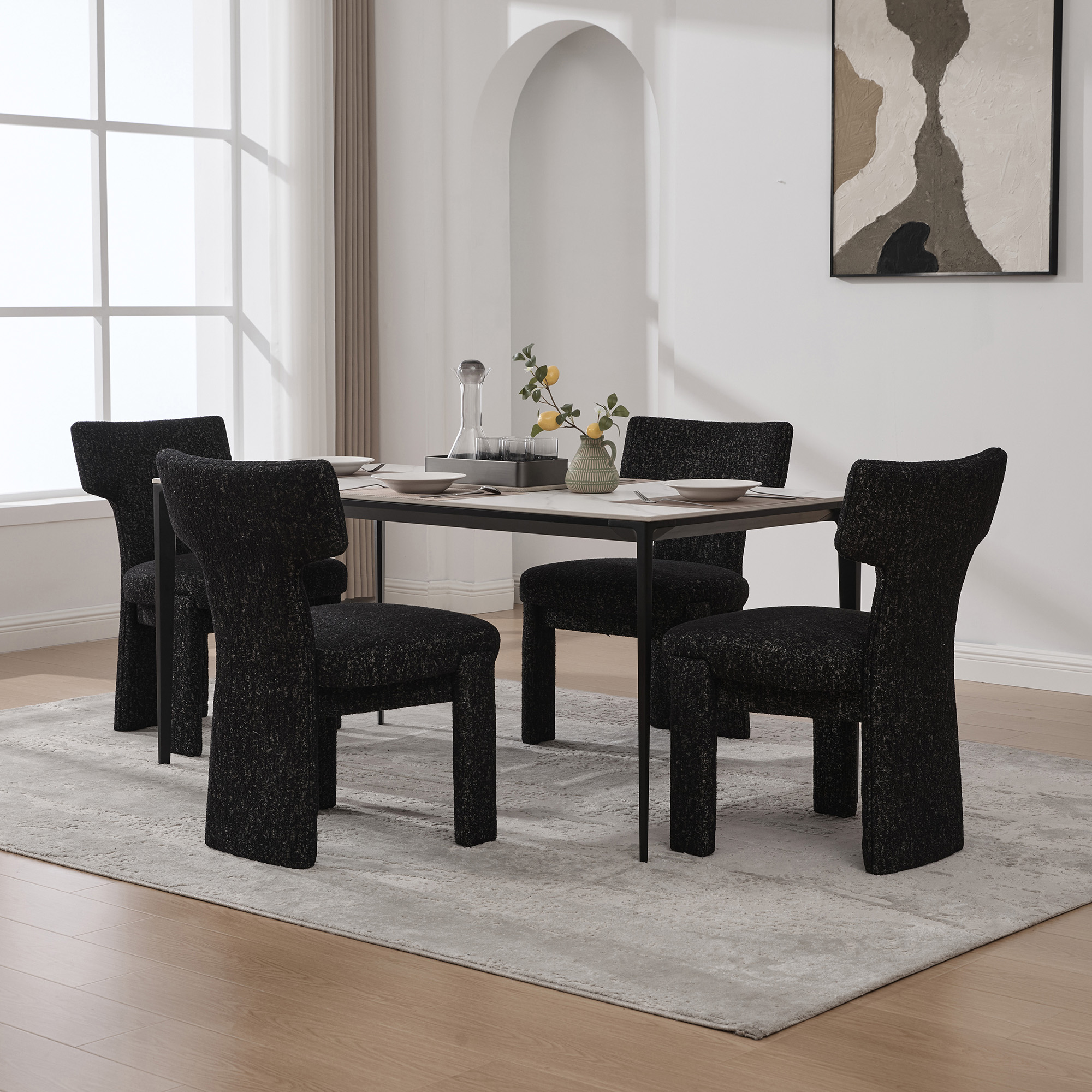 Détail du chaise de salle à manger
