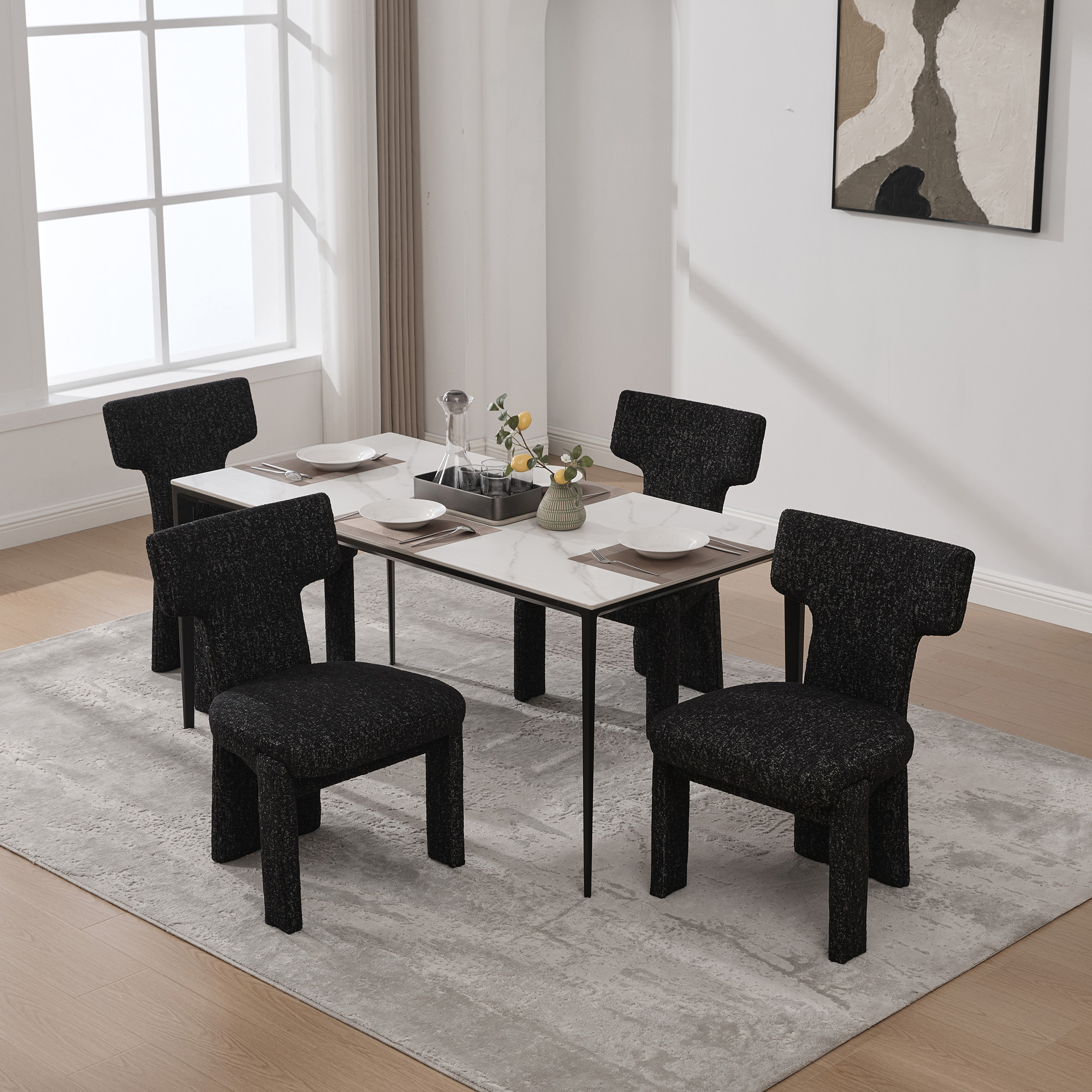 Présentation du chaise de salle à manger