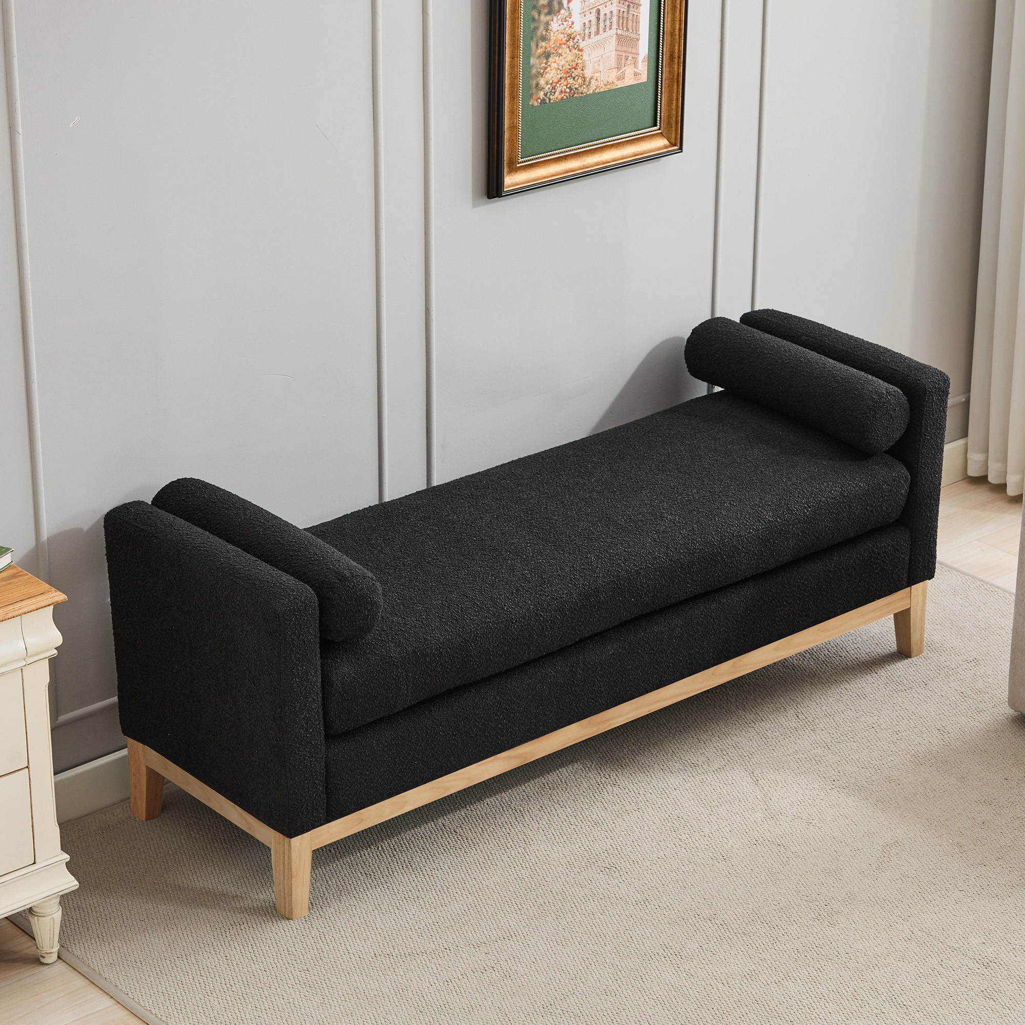 Détail du banc ou tabouret