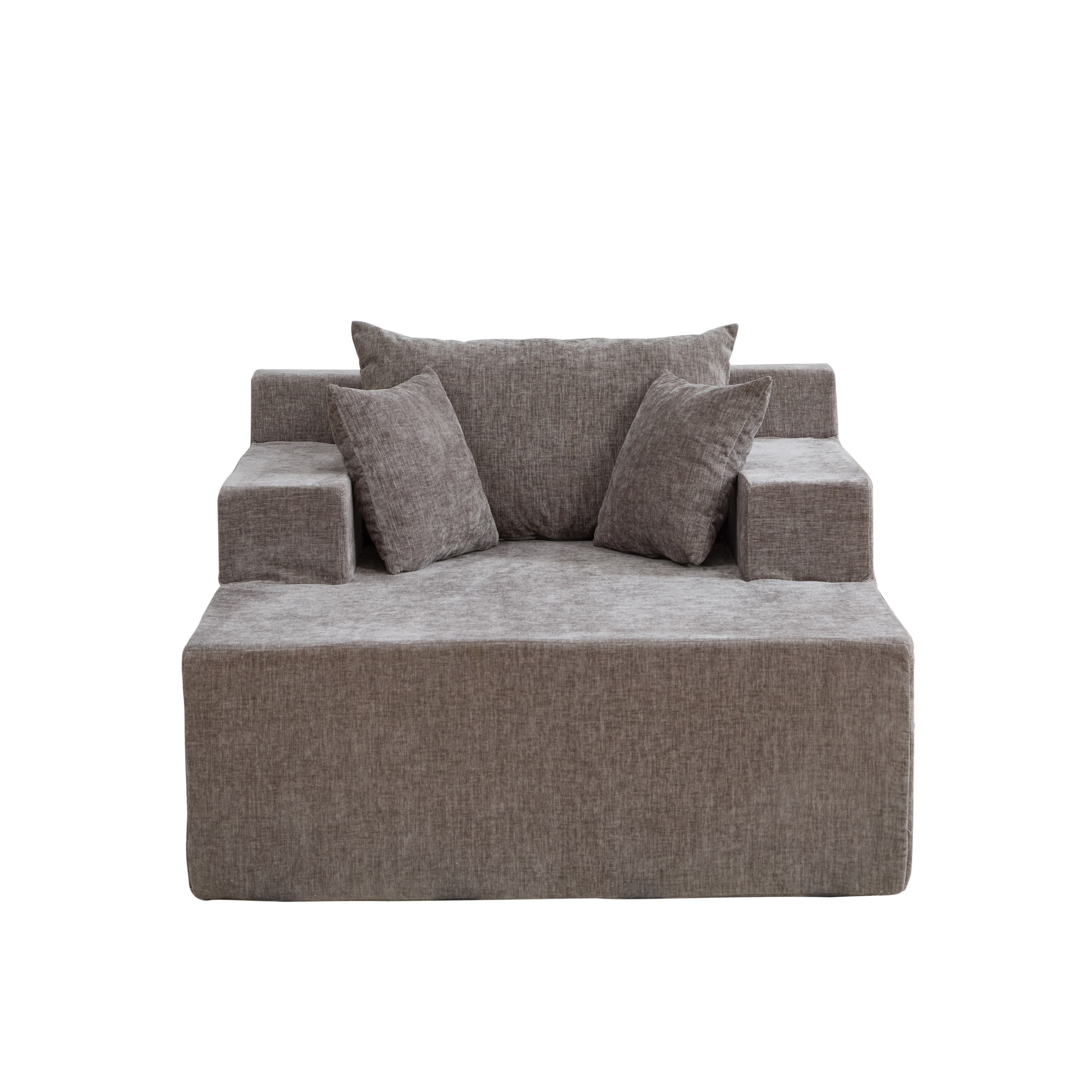 Modulares Kompressionssofa aus Tissu-Stoff, gef