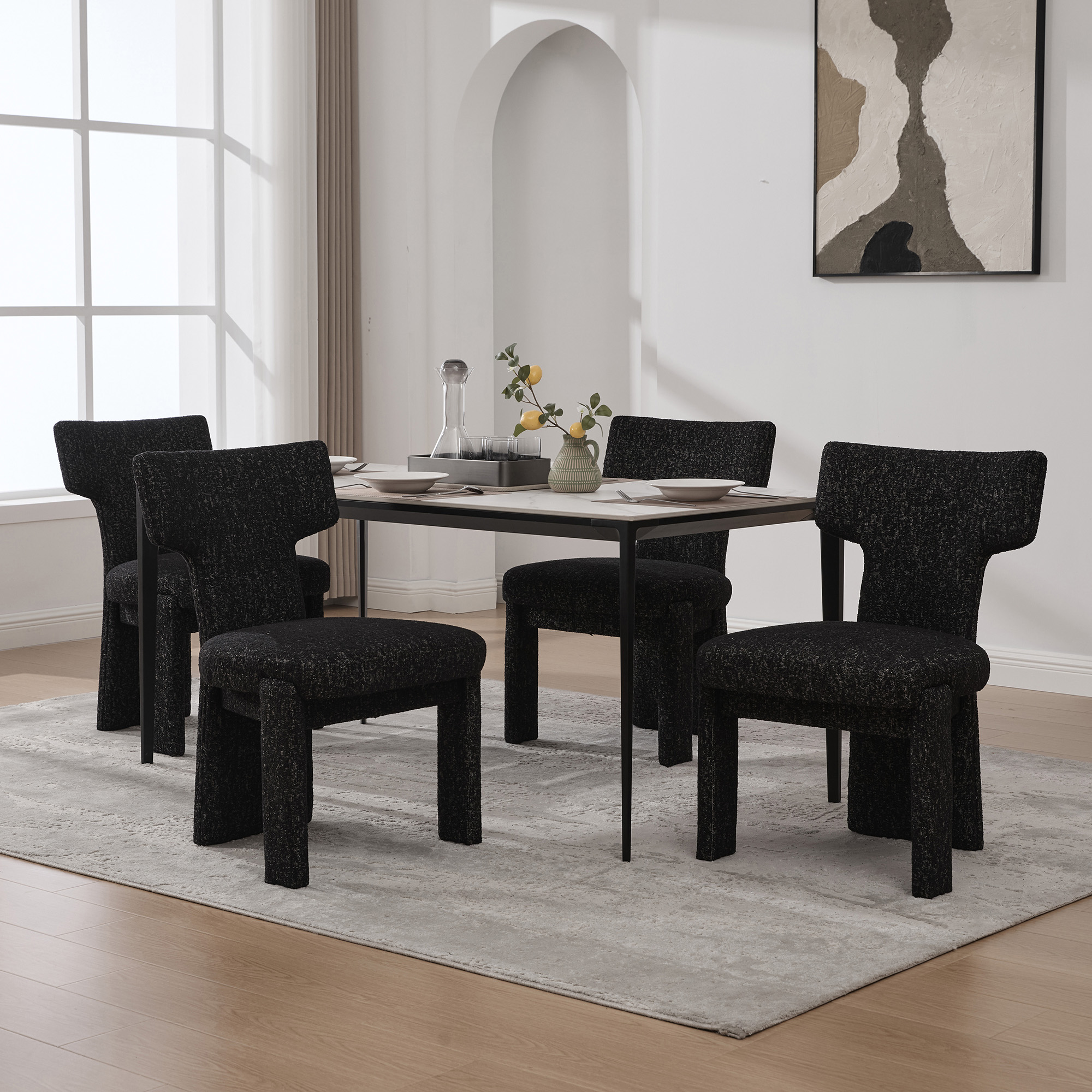 Détail du chaise de salle à manger