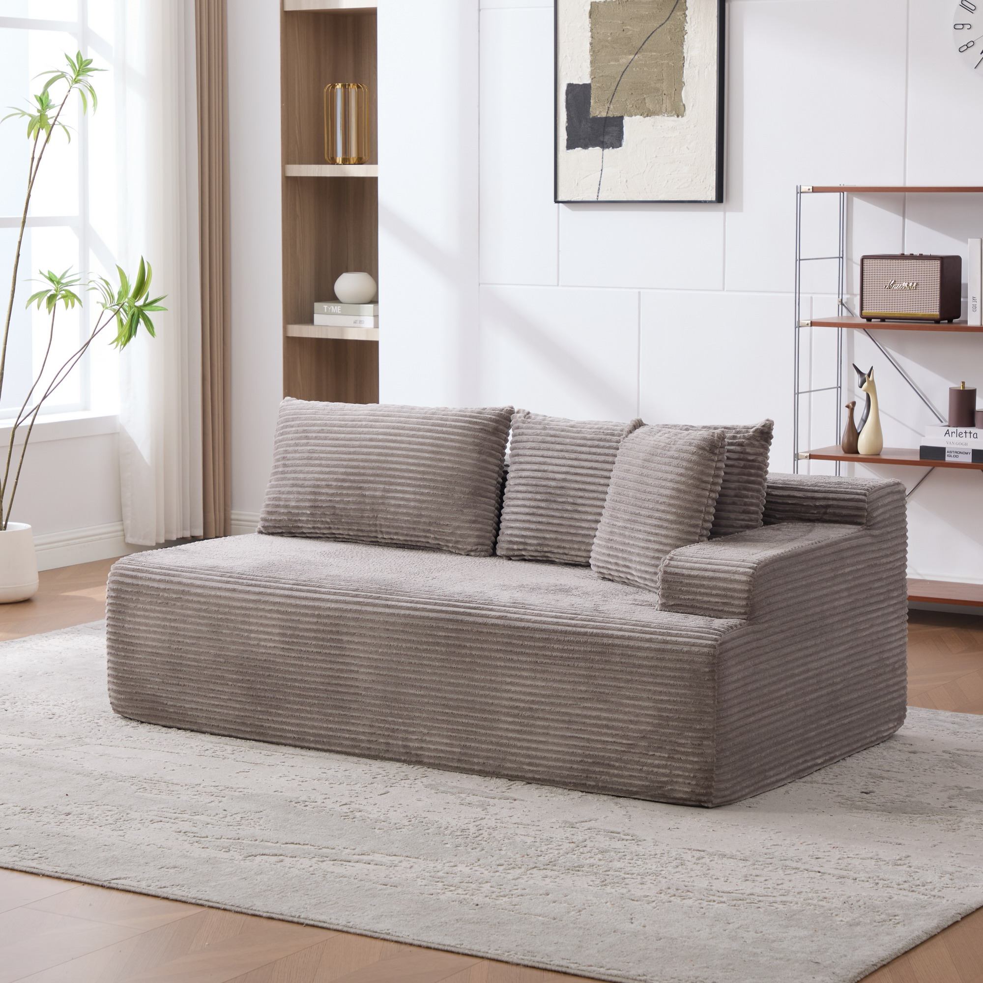 Modulares Kompressionssofa aus Tissu-Stoff, gef