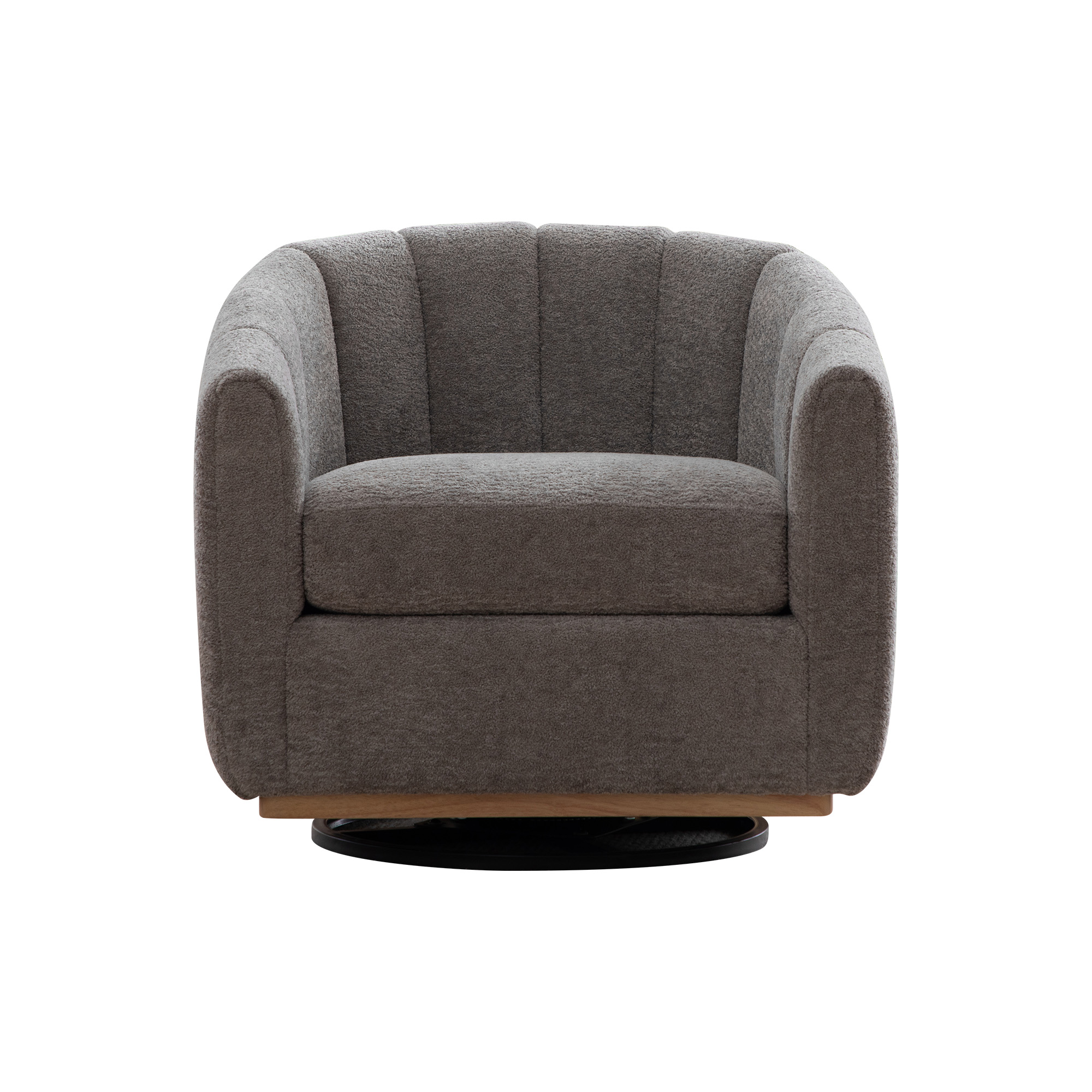 Fauteuil pivotant 360° en tissu chenille, design exquis, pour salon, chambre, cinéma, atelier et bureau, confort optimal pour usage prolongé, rotation complète, élégance et polyvalence, ajout de style à toute pièce - image 16