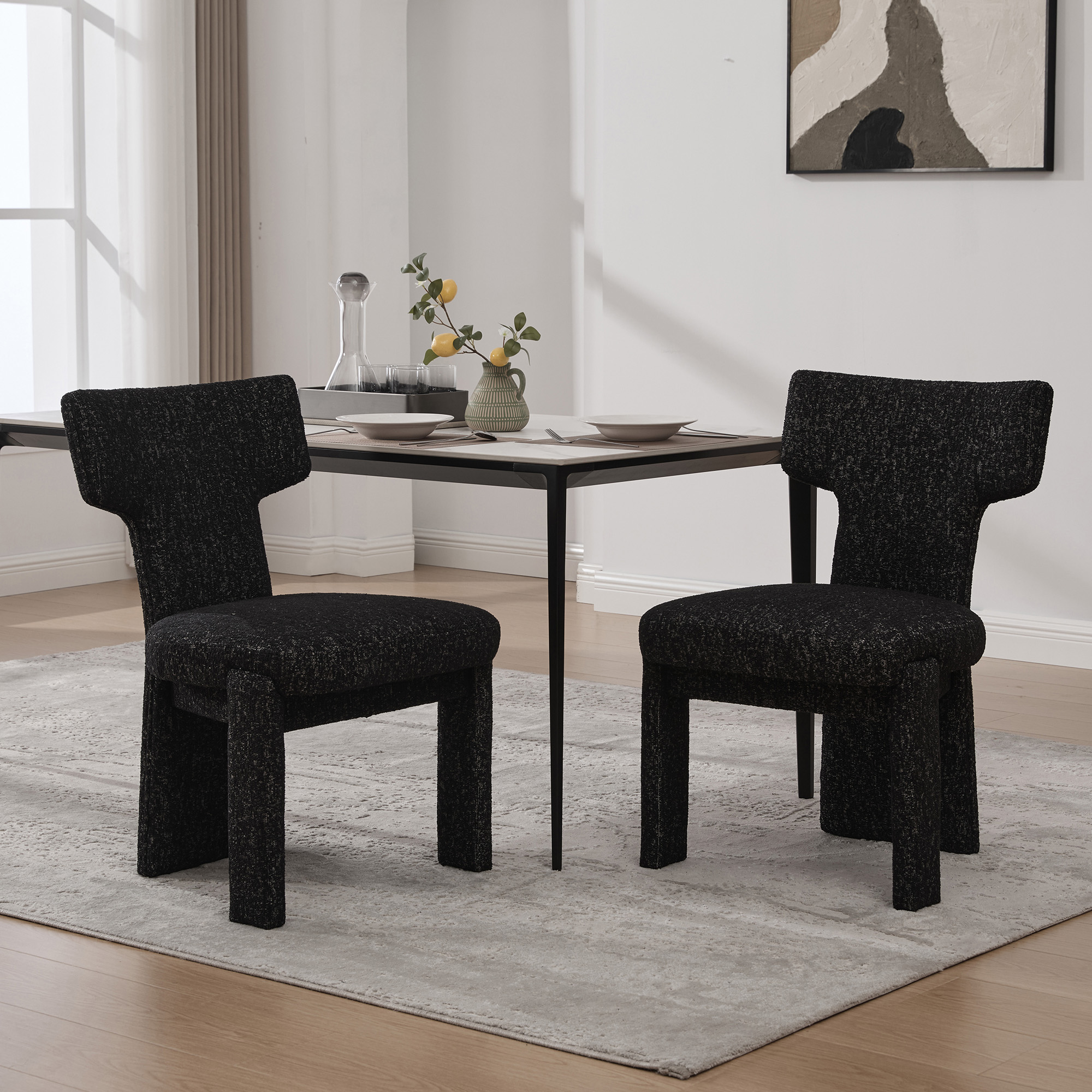 Présentation du chaise de salle à manger