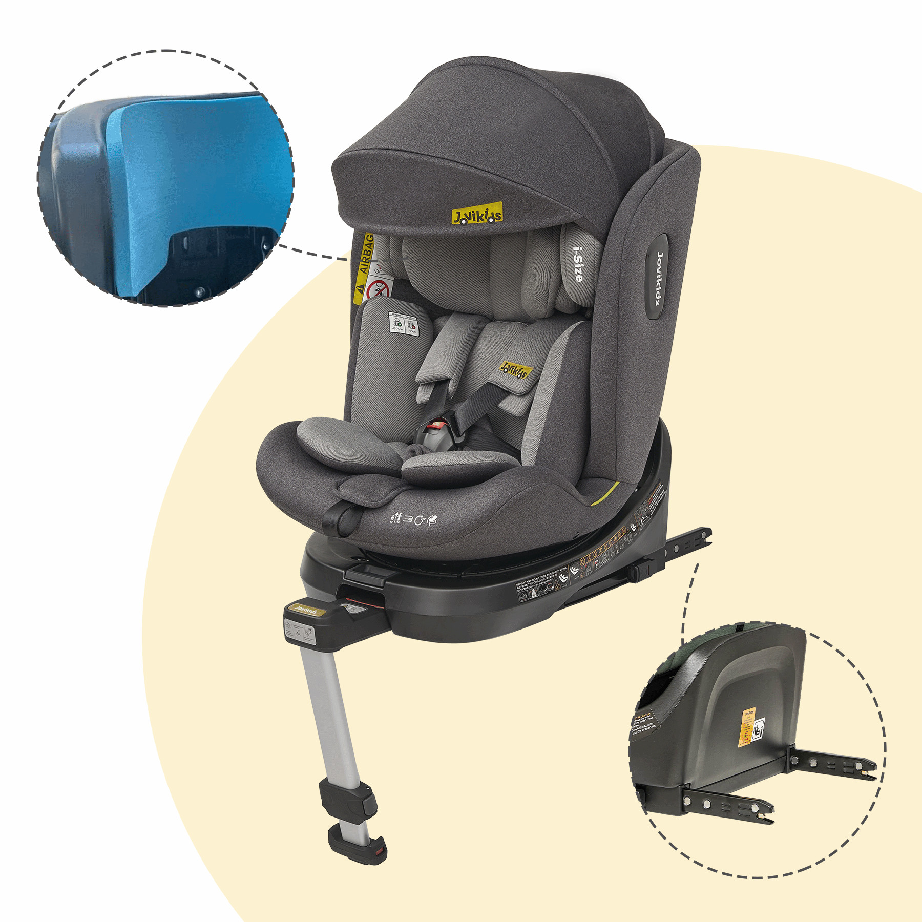 ISOFIX et jambe de force