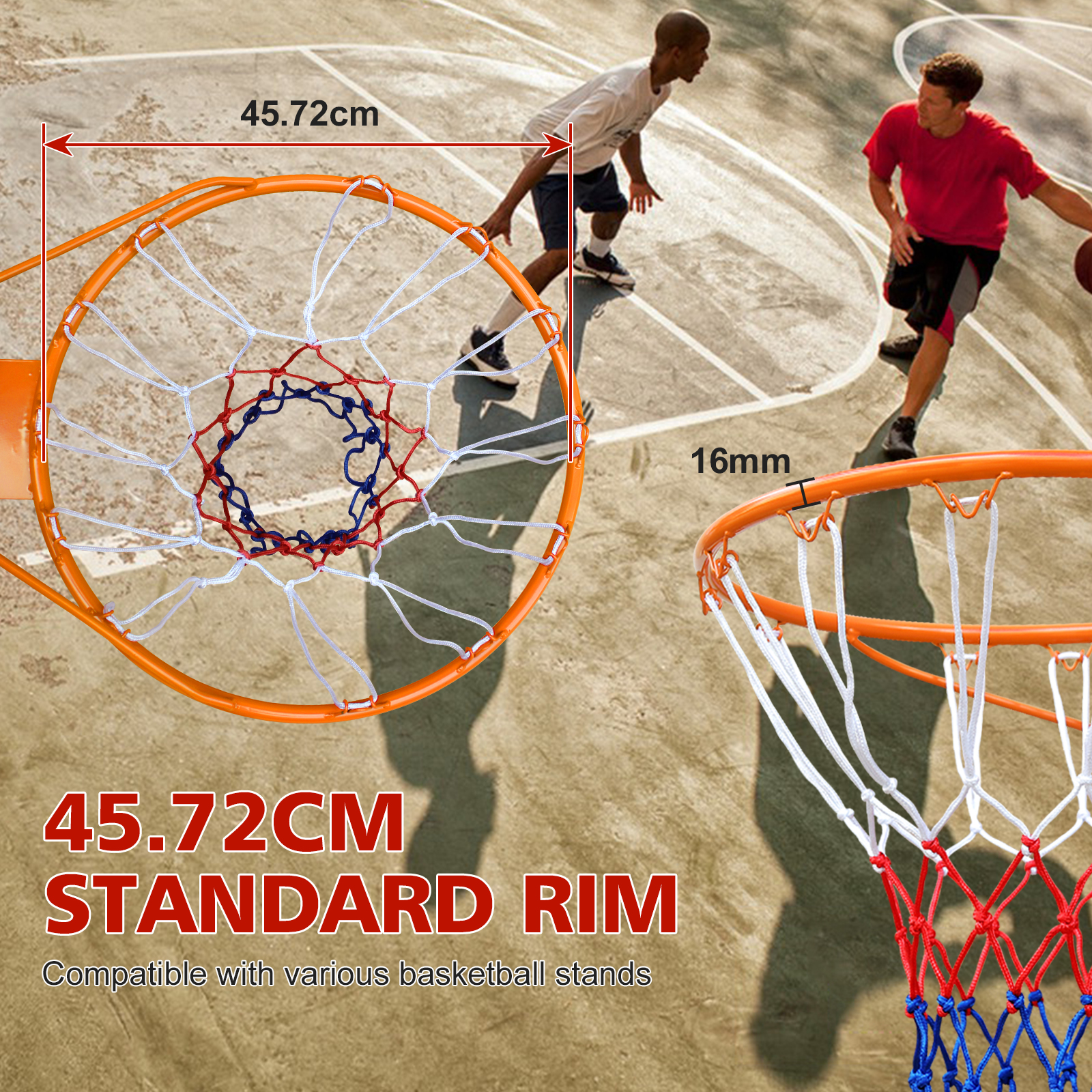 Dimensions du panier de basket
