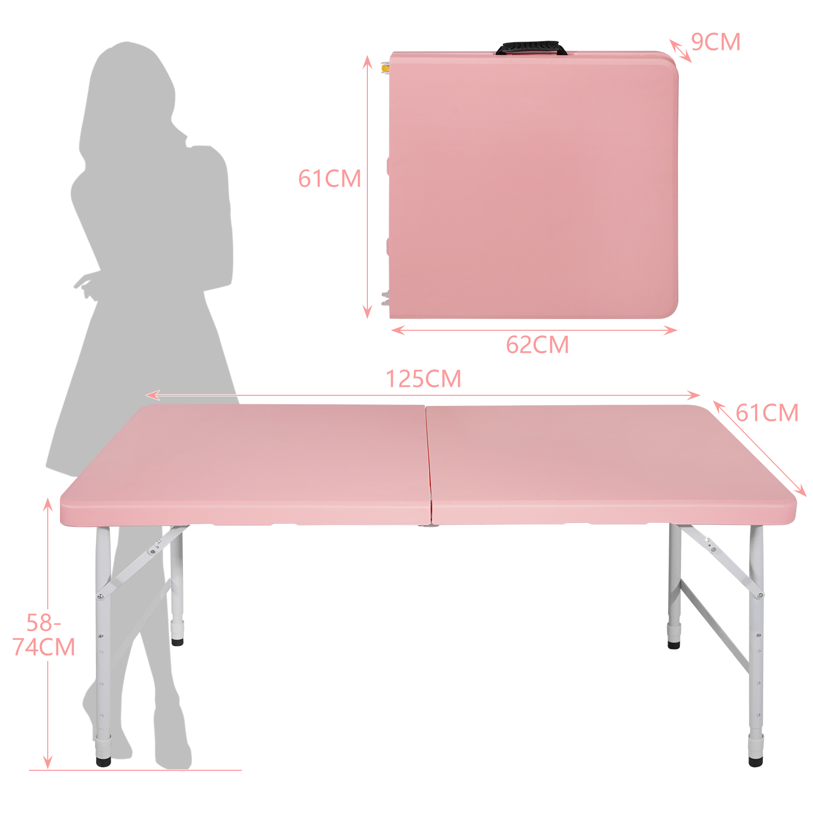 Détail du table d'extérieur