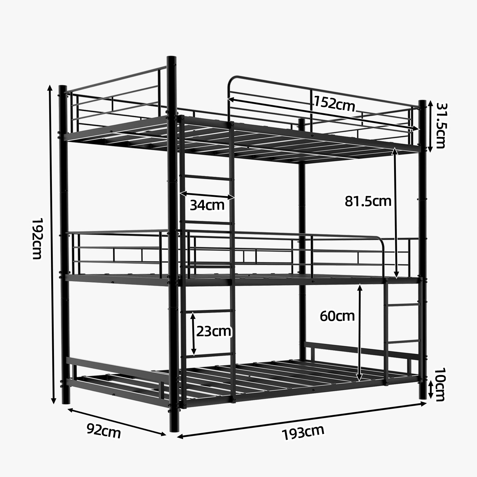 Dimensions du lit