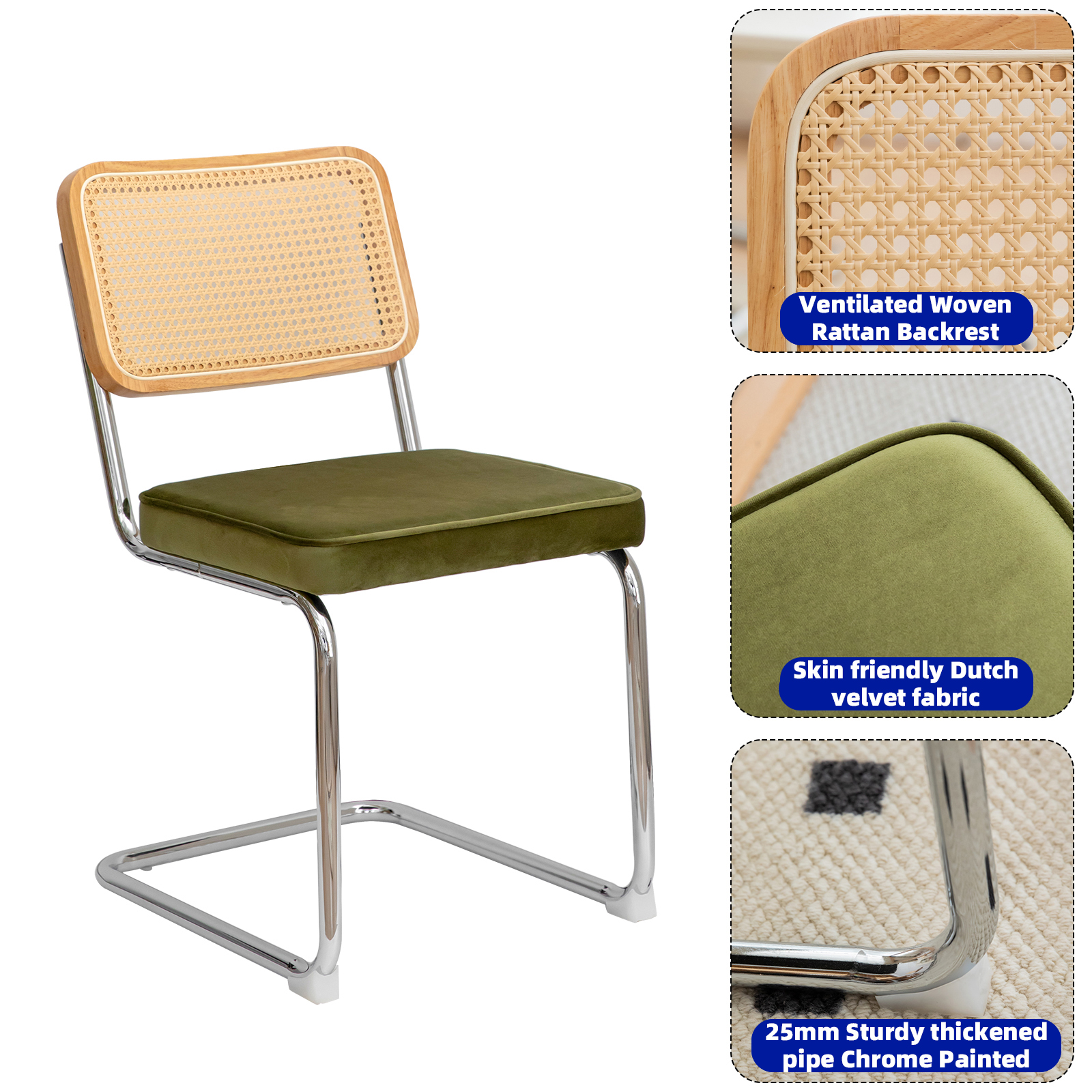 Présentation du chaise de salle à manger