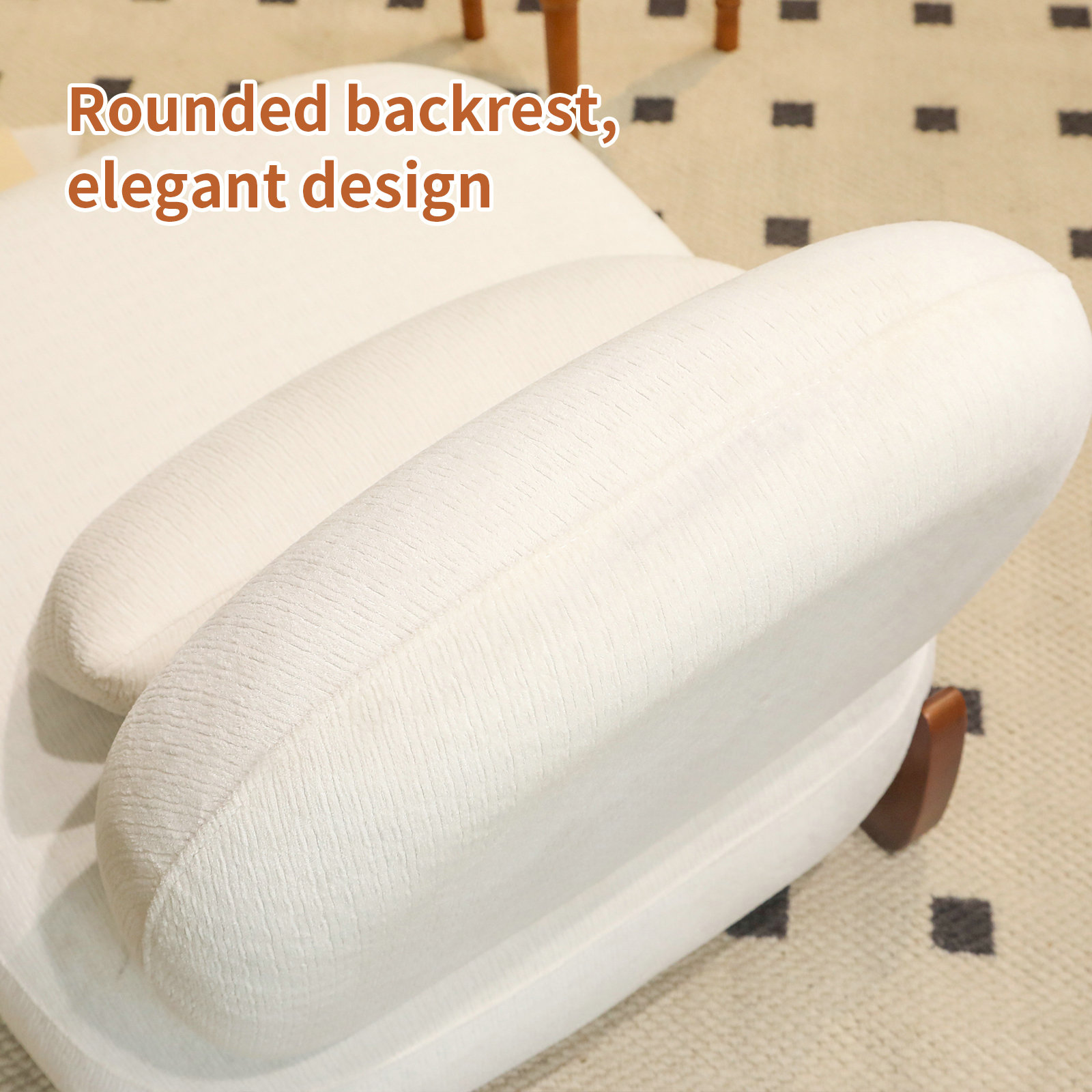 Détail du fauteuil d'appoint
