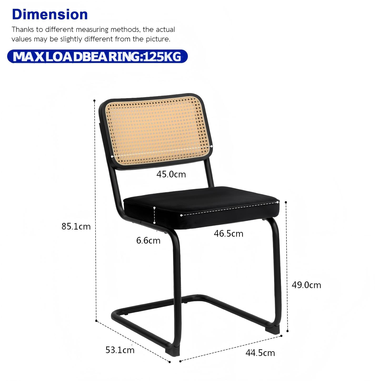 Dimensions du chaise de salle à manger