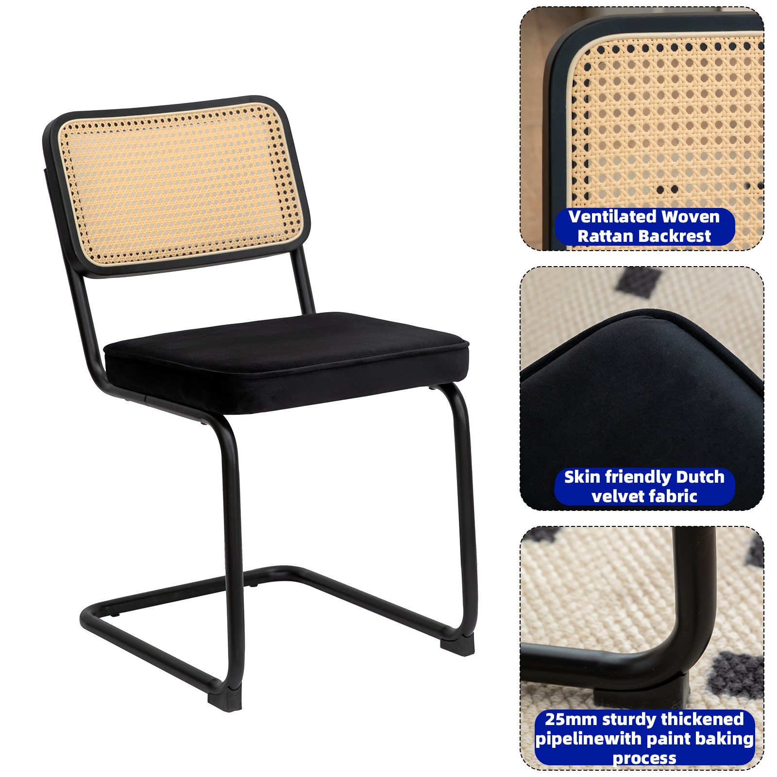 Présentation du chaise de salle à manger
