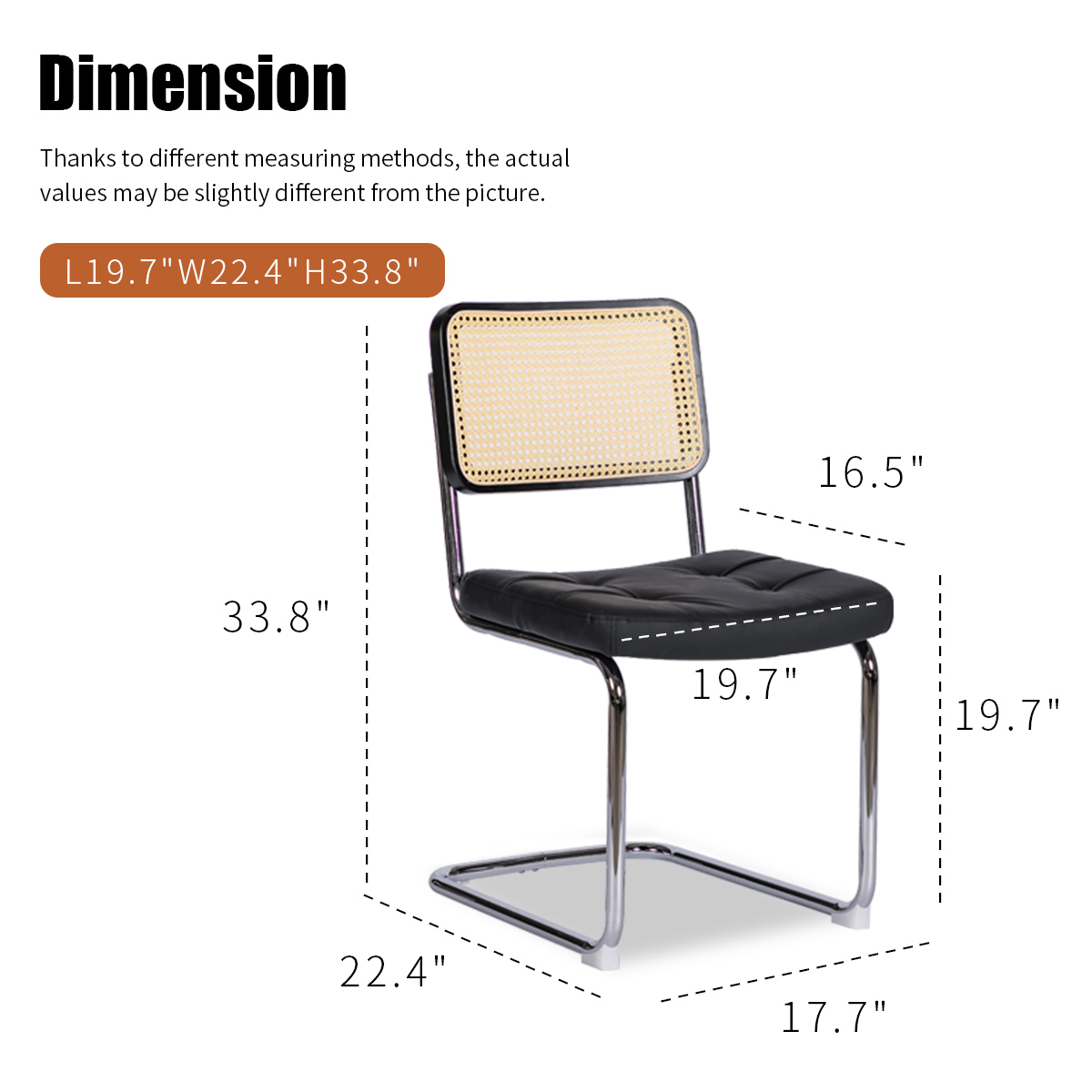 Présentation du chaise de salle à manger
