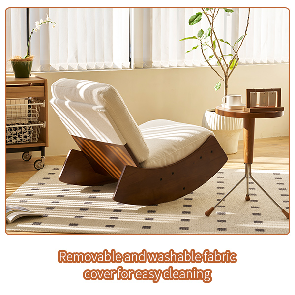 Détail du fauteuil à bascule