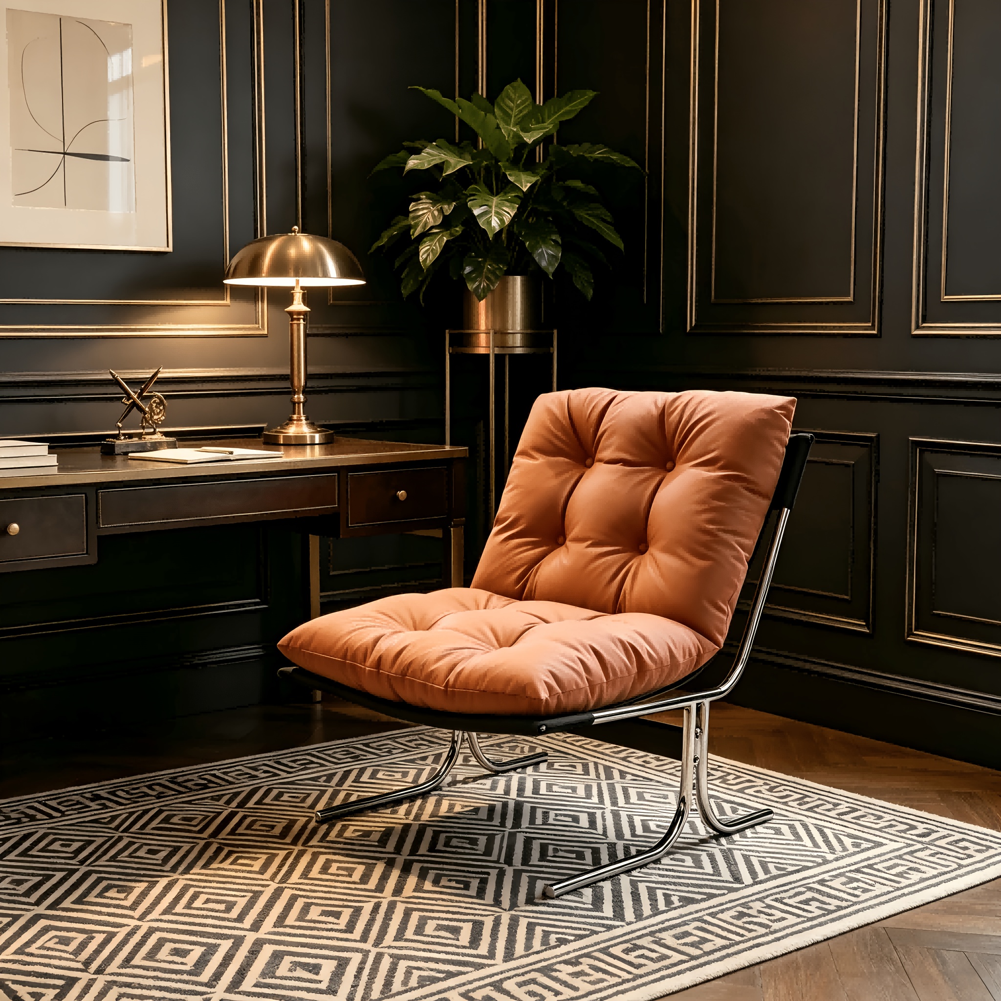 Vue principale du fauteuil d'appoint