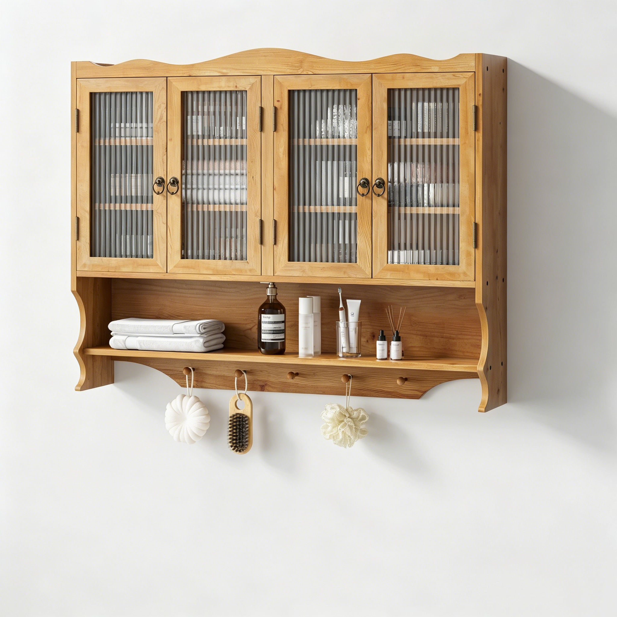 Détail du meuble de rangement