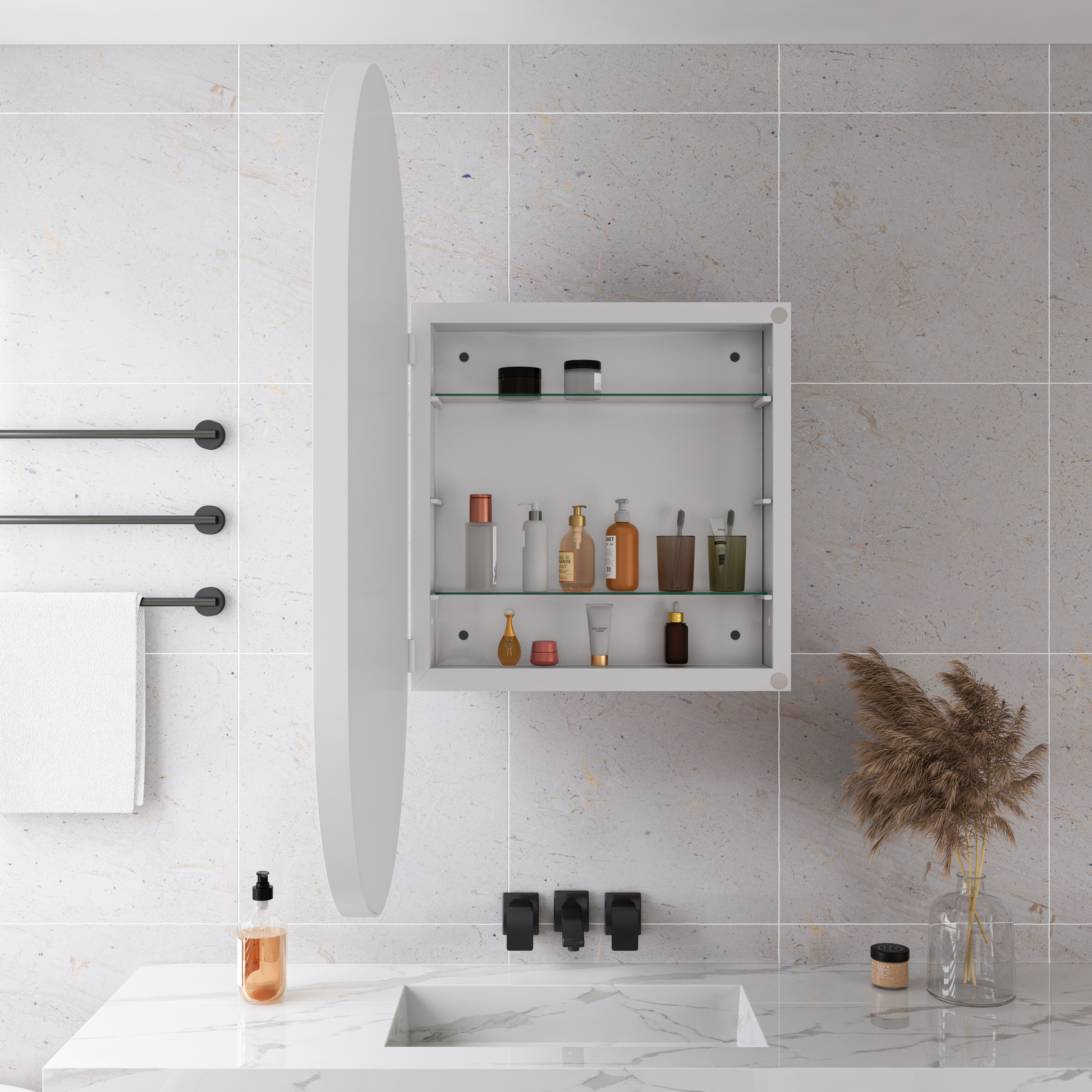 Détail du miroir