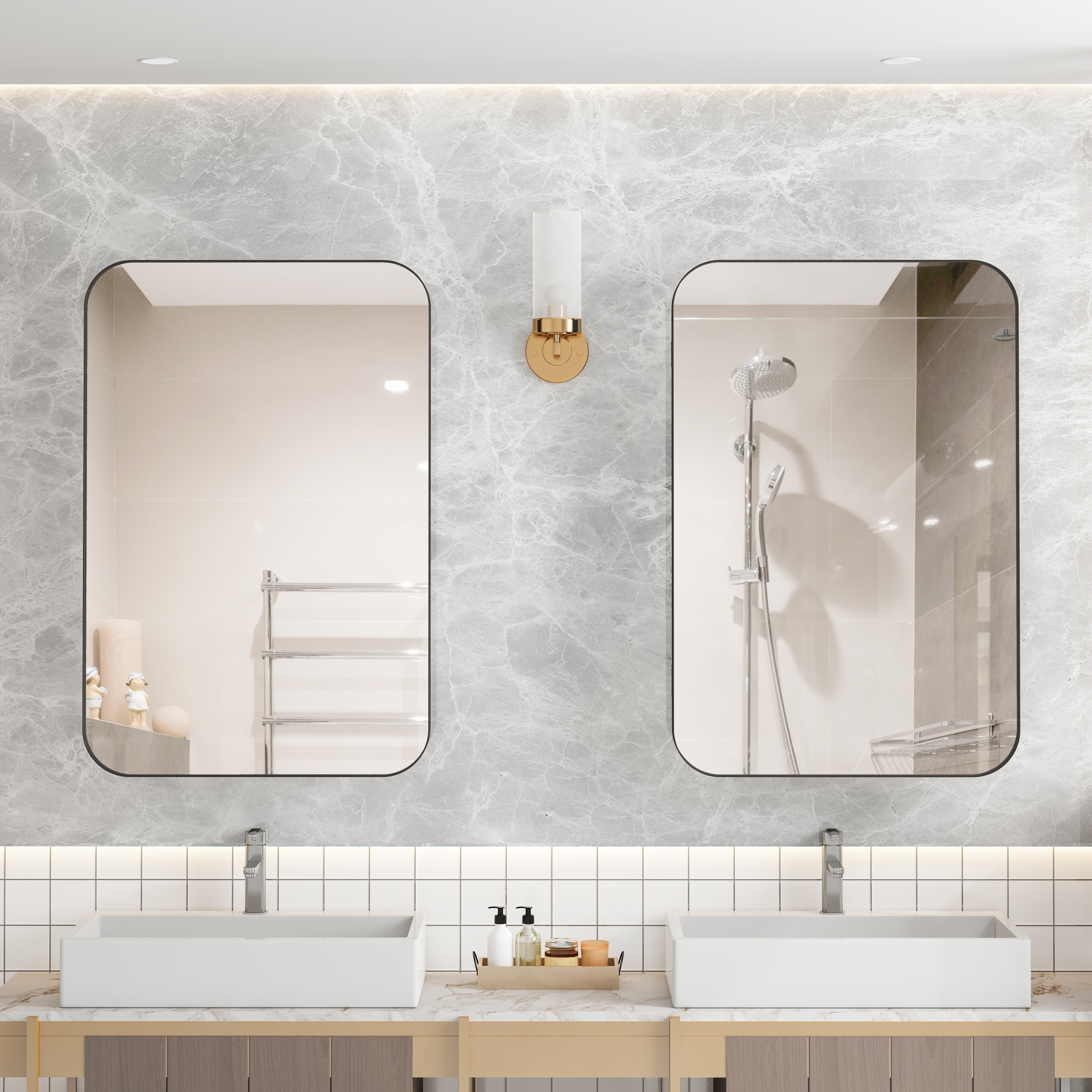 Détail du miroir