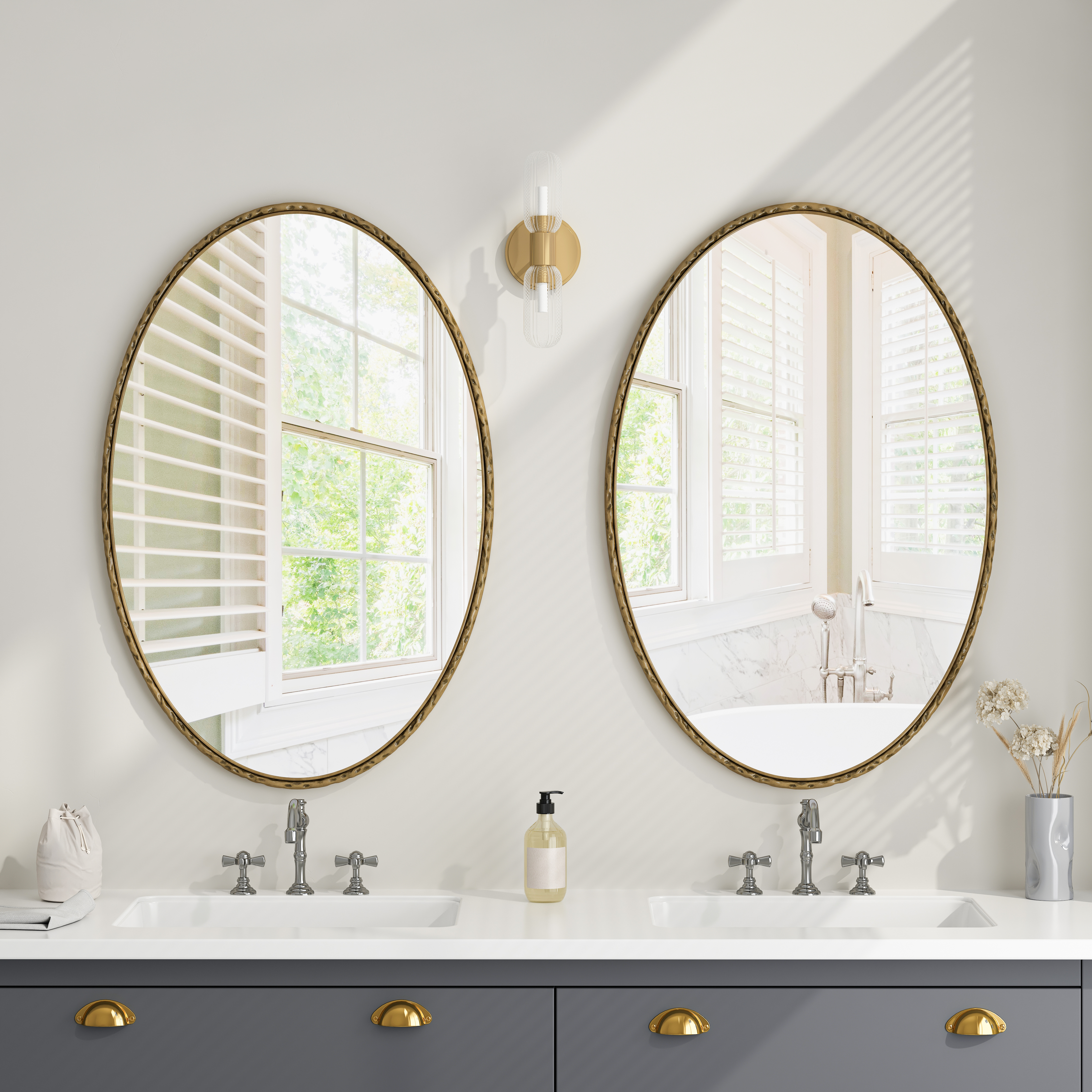 Détail du miroir
