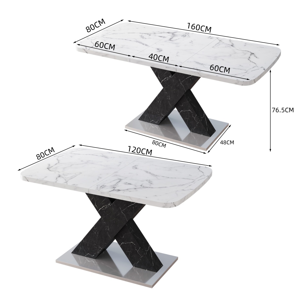Dimensions du table à manger