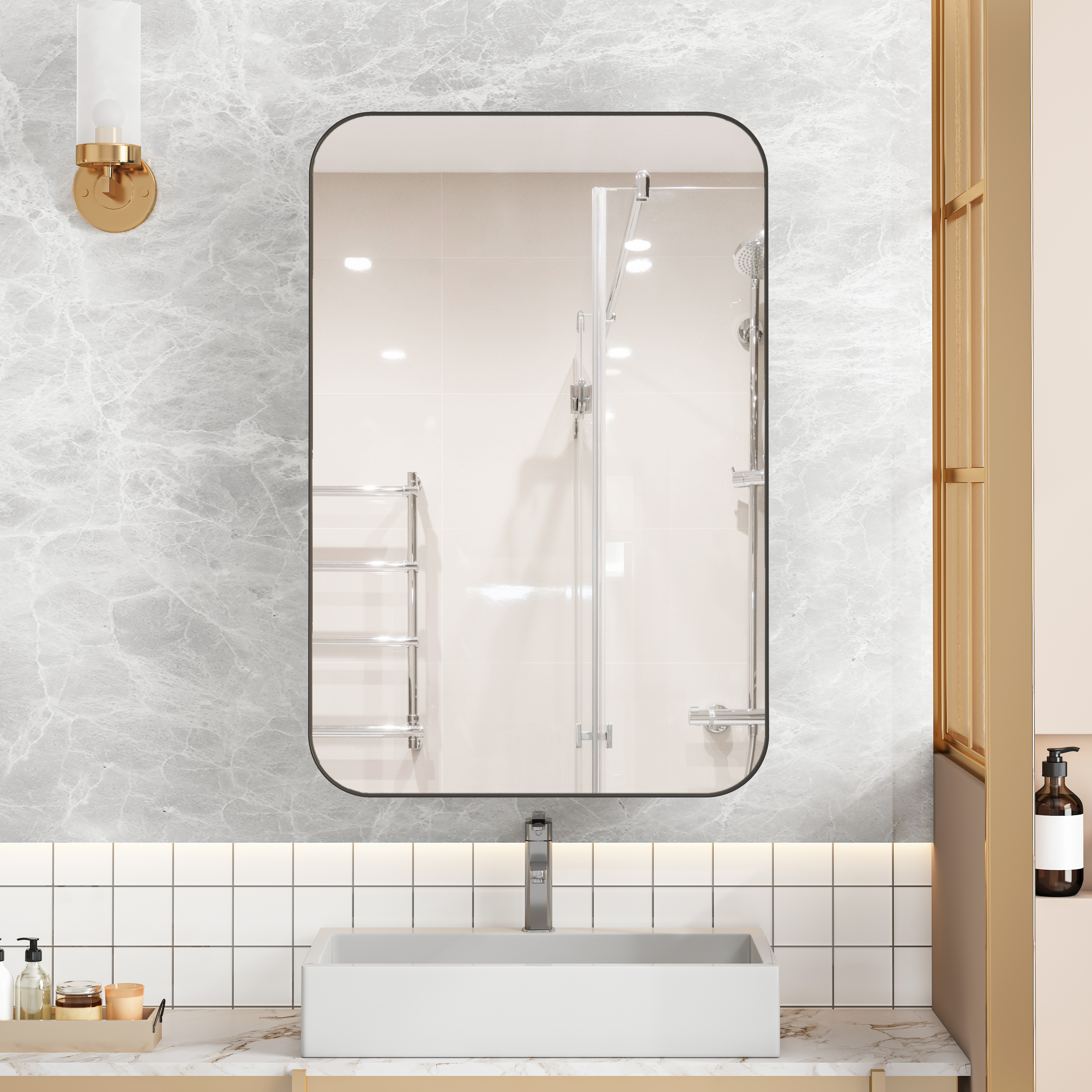 Vue principale du miroir