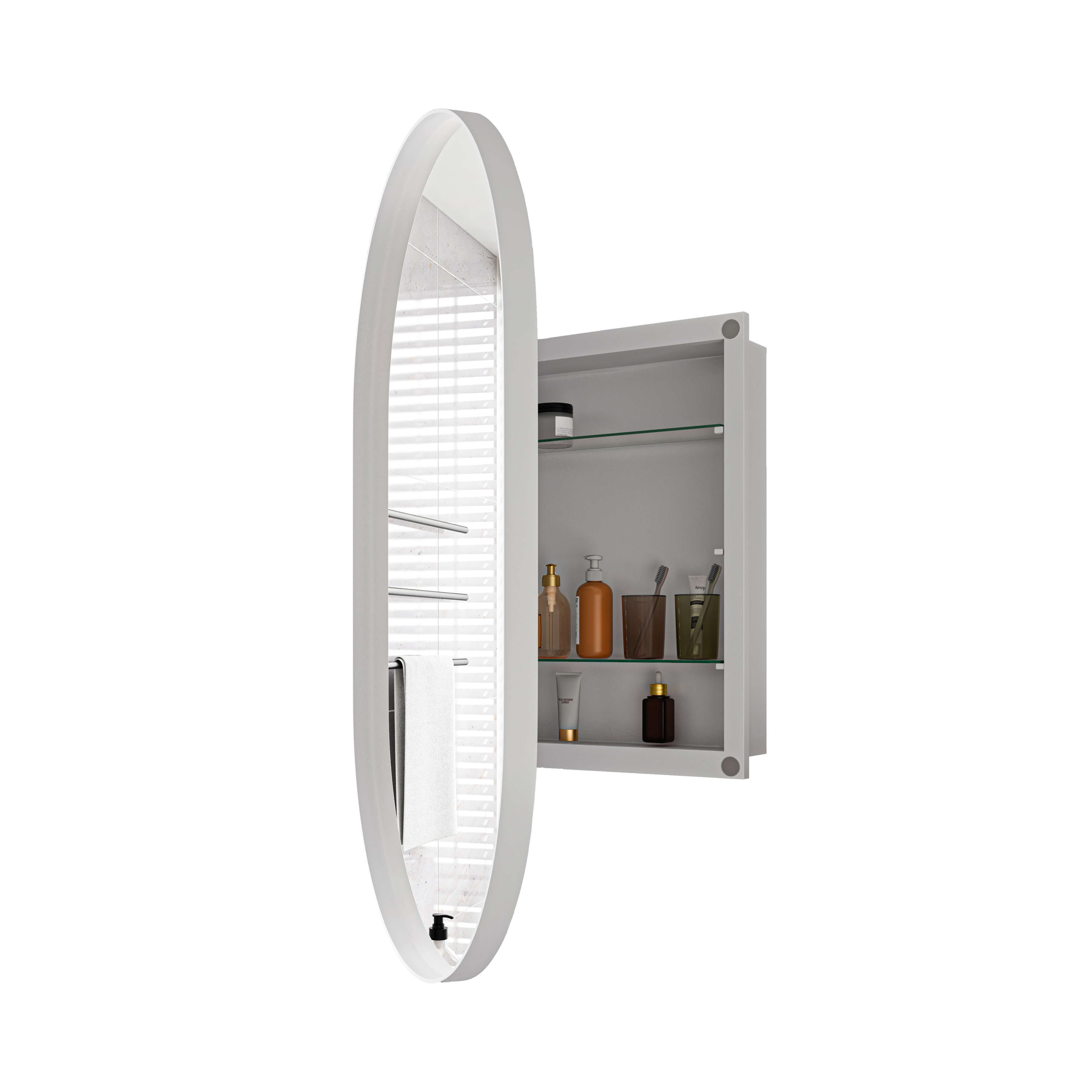 Détail du miroir