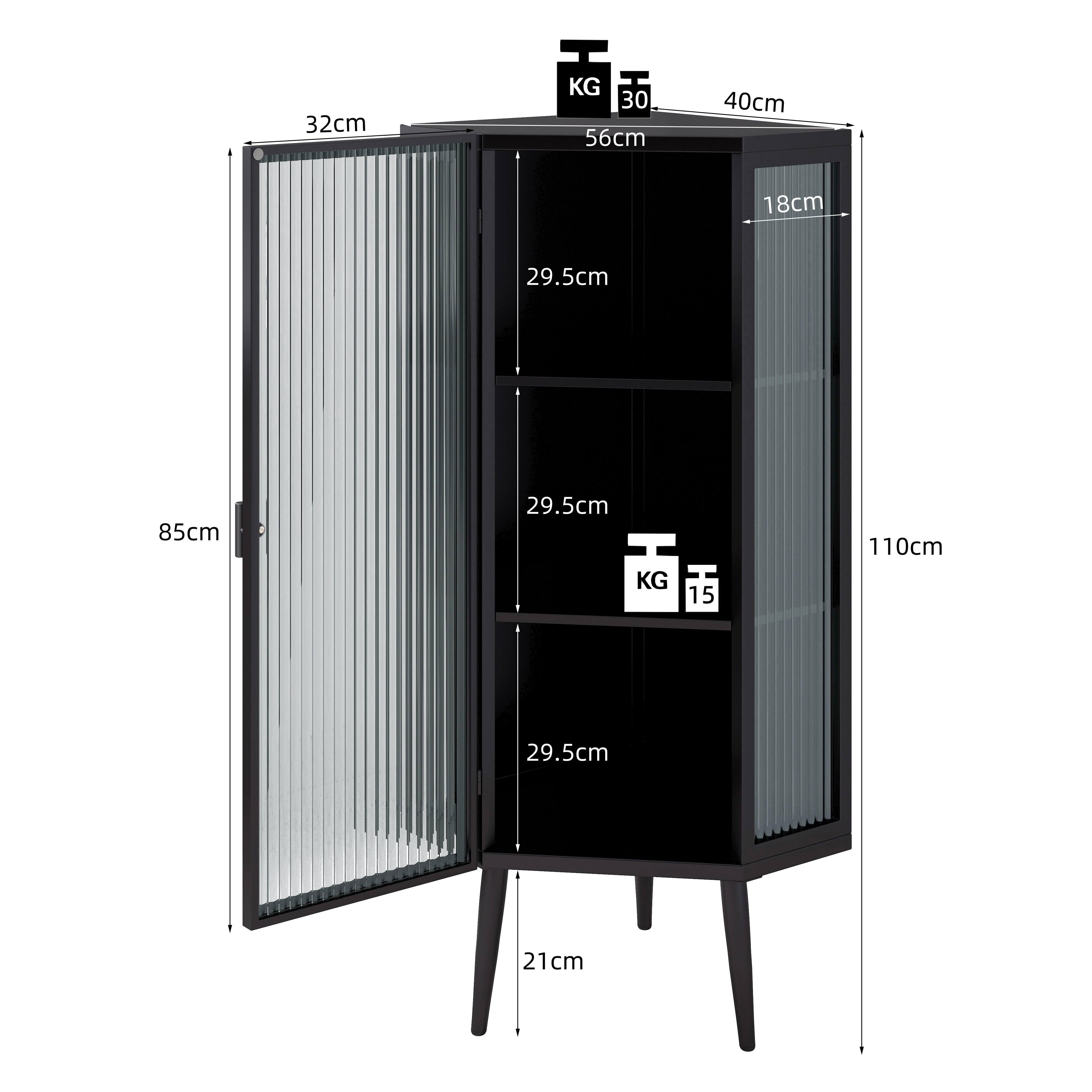 Dimensions du meuble de rangement