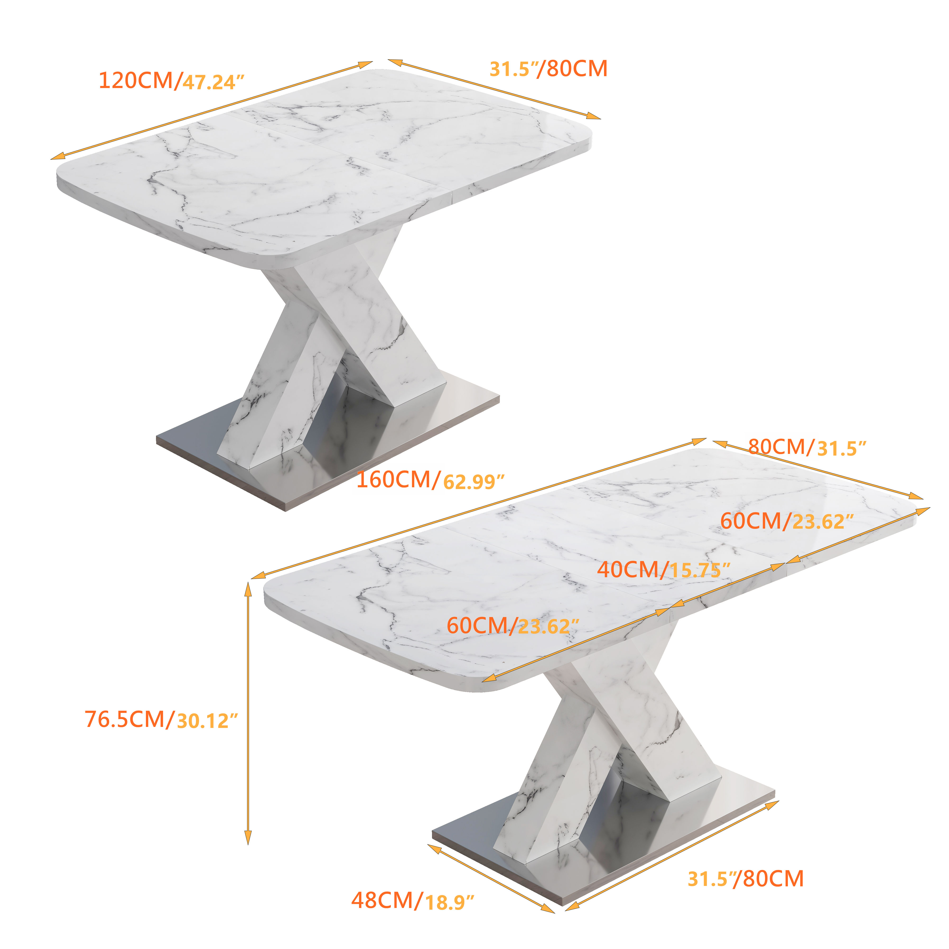 Dimensions du table à manger
