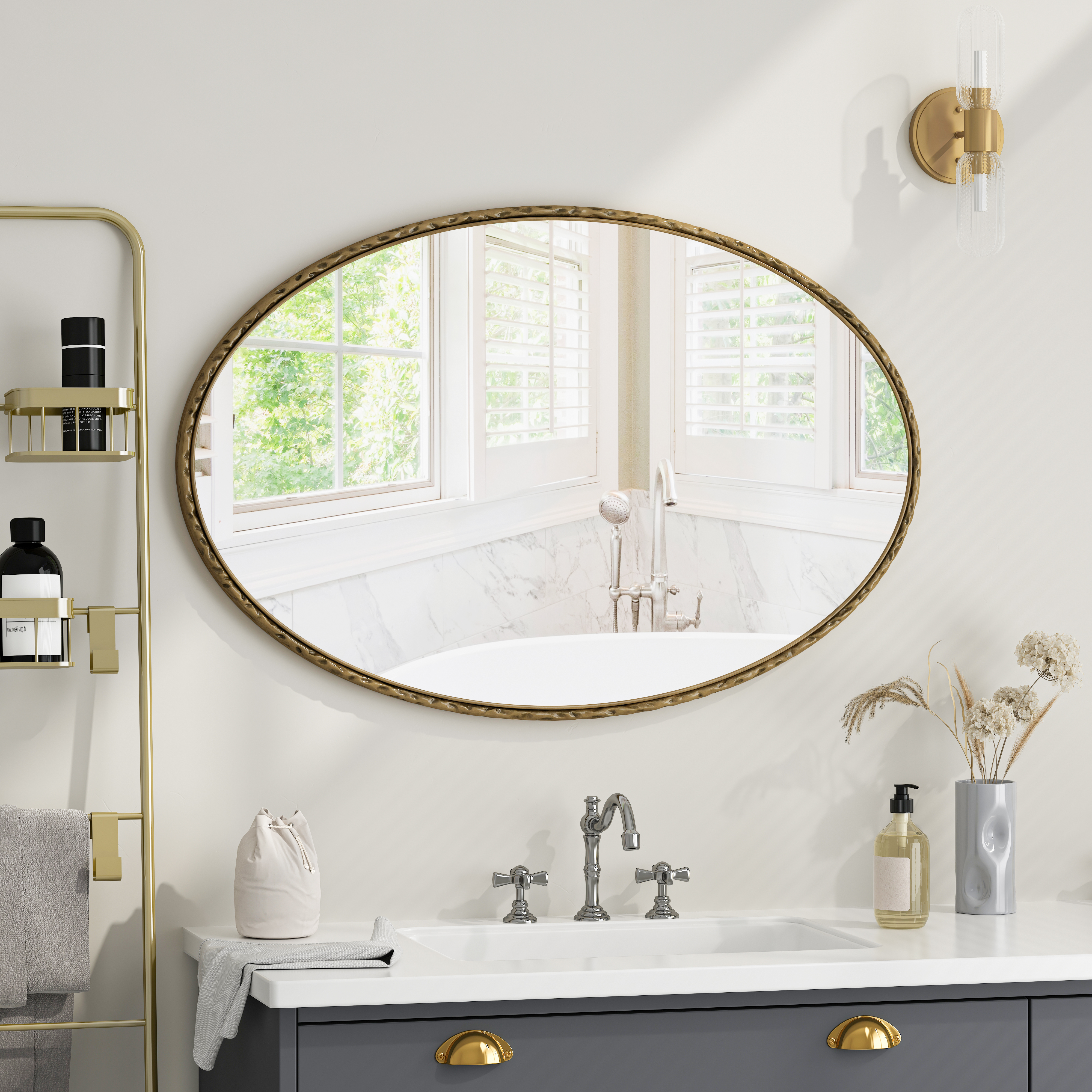 Détail du miroir