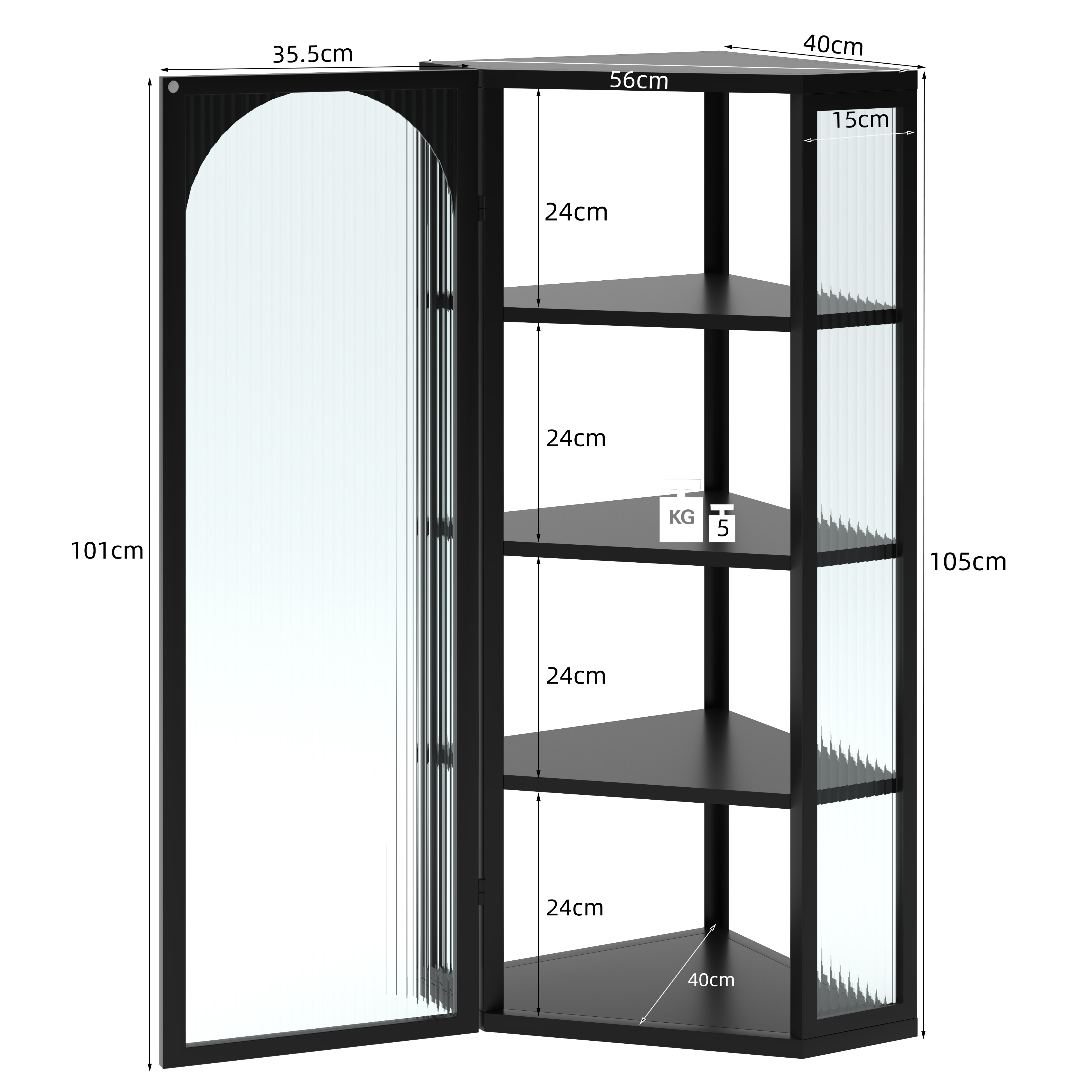 Dimensions du meuble de rangement