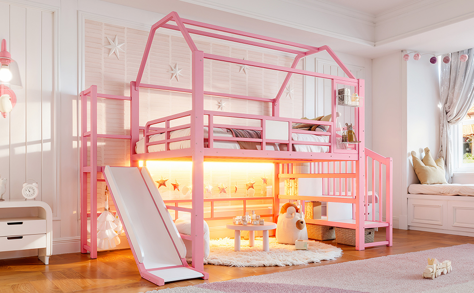 espace de jeu sous le lit mezzanine