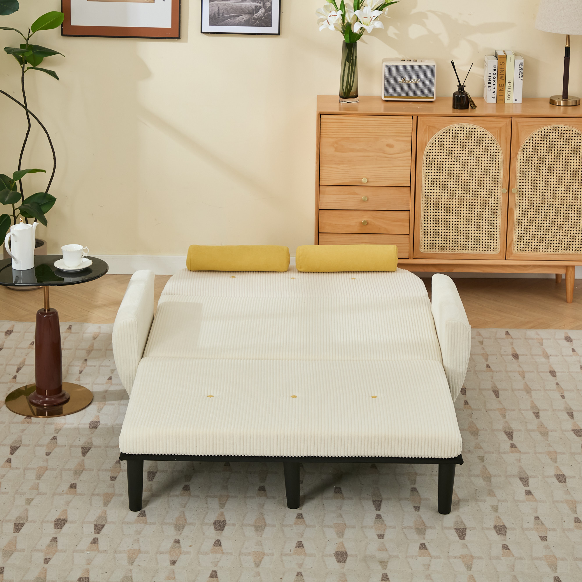 Détail du lit banquette