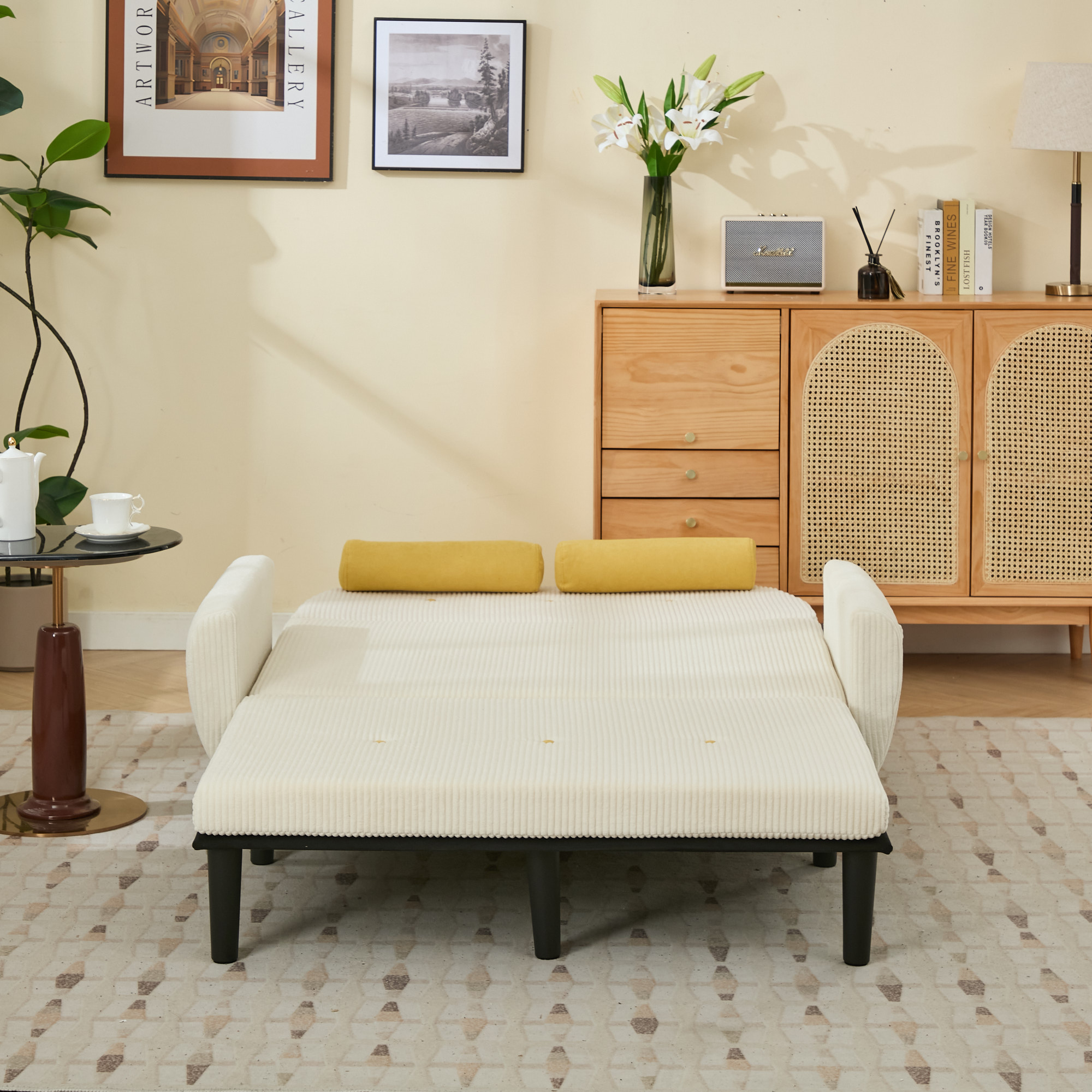 Détail du lit banquette