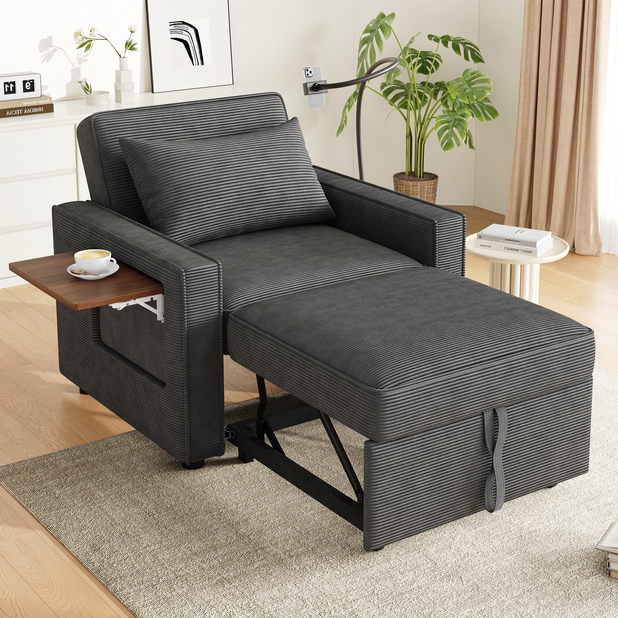 Multifunktionales faltbares Schlafsofa mit USB-Lad