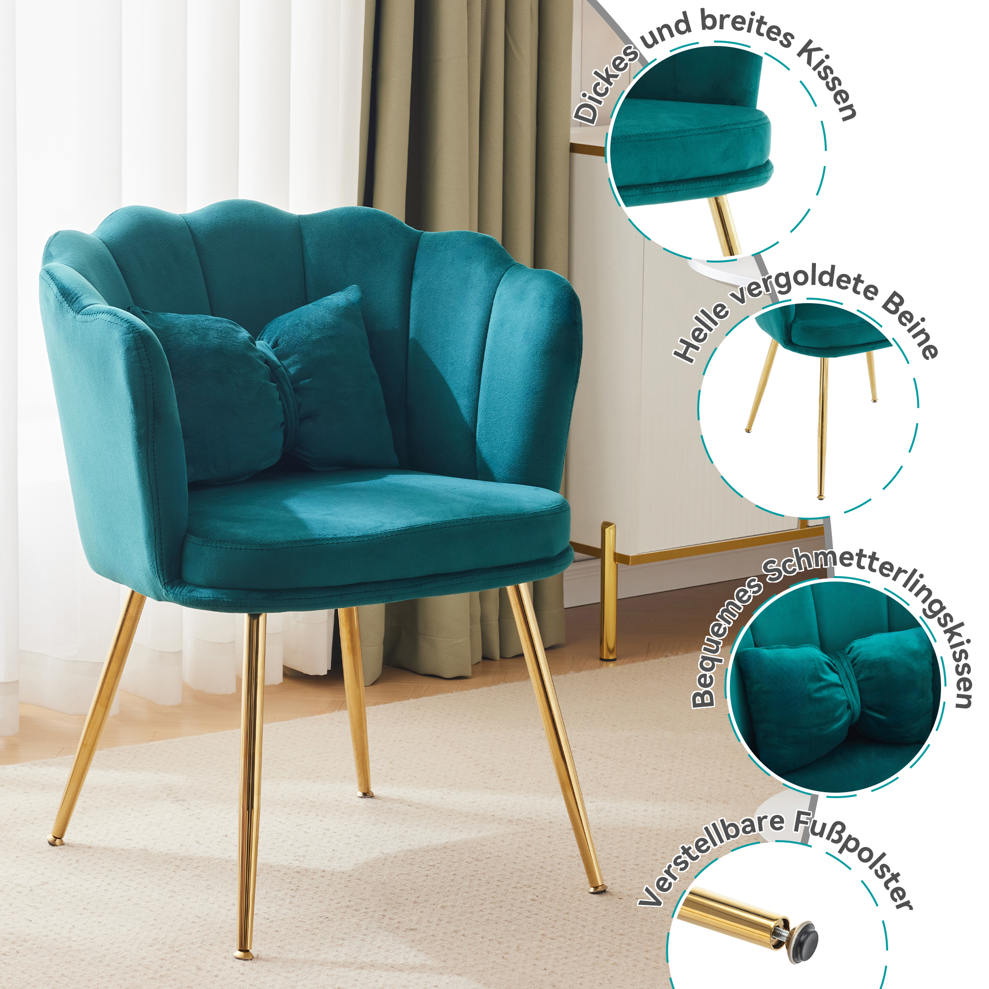 Présentation du fauteuil d'appoint